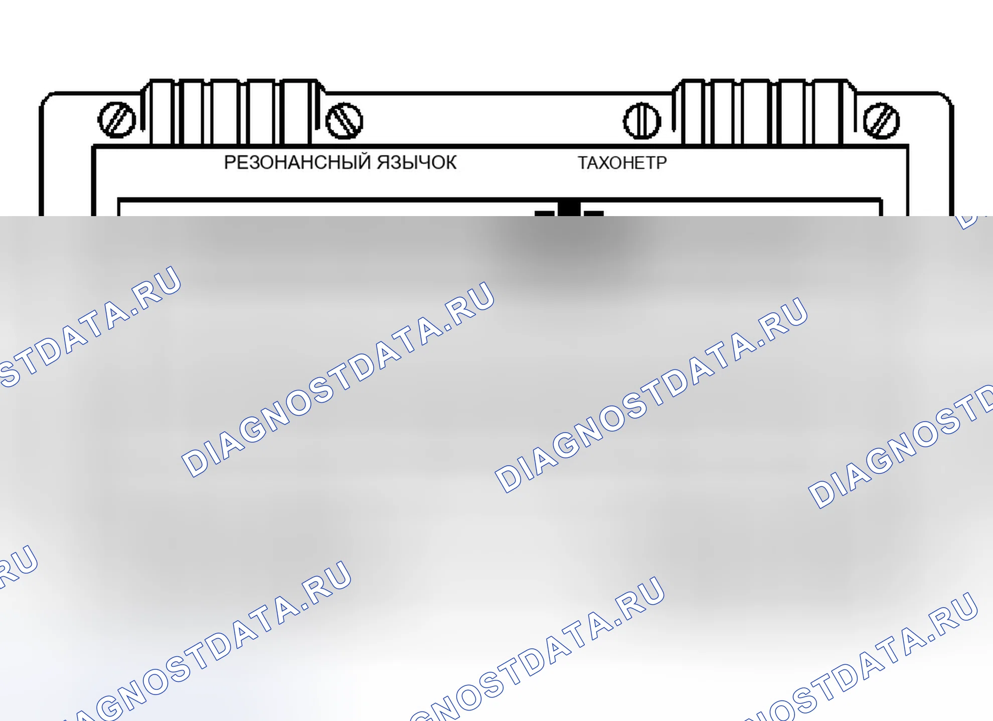 Рис. 29: Описание тахометра Reed. Chevrolet Suburban K2500 GMT800