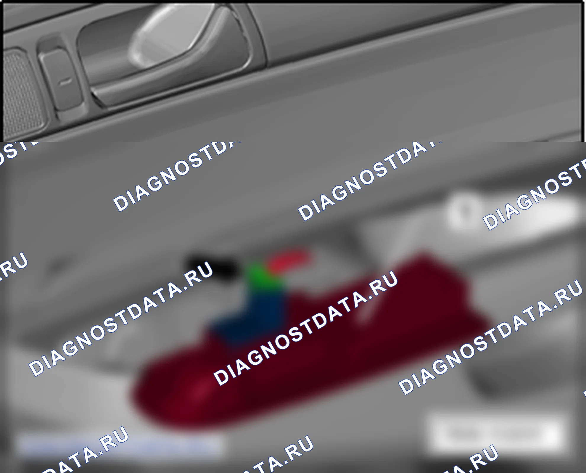 Лампы и выключатели в передних дверях. SEAT Alhambra Ii
