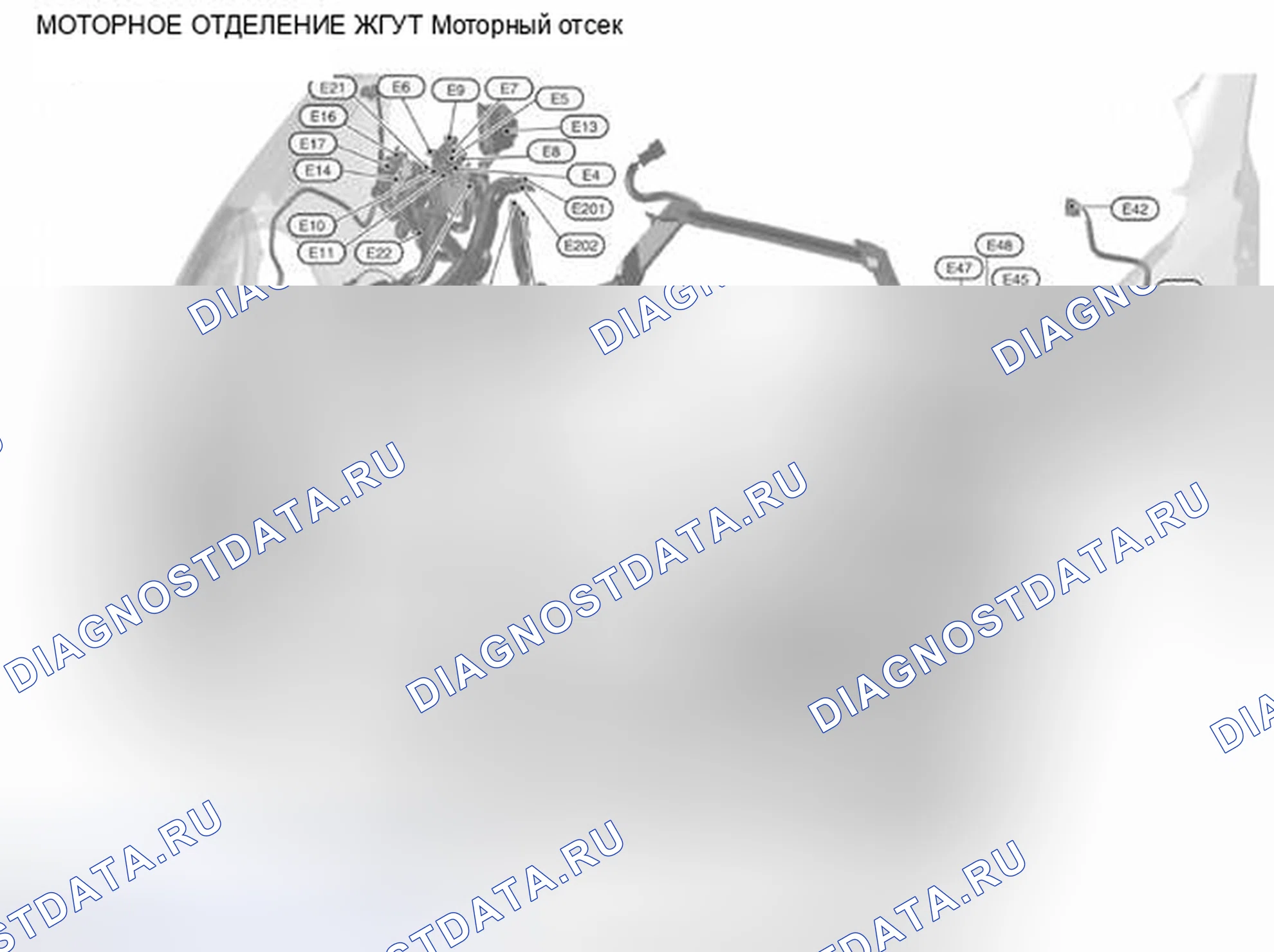 Рис. 33: МОТОРНЫЙ ОТСЕК. Infiniti EX37 I