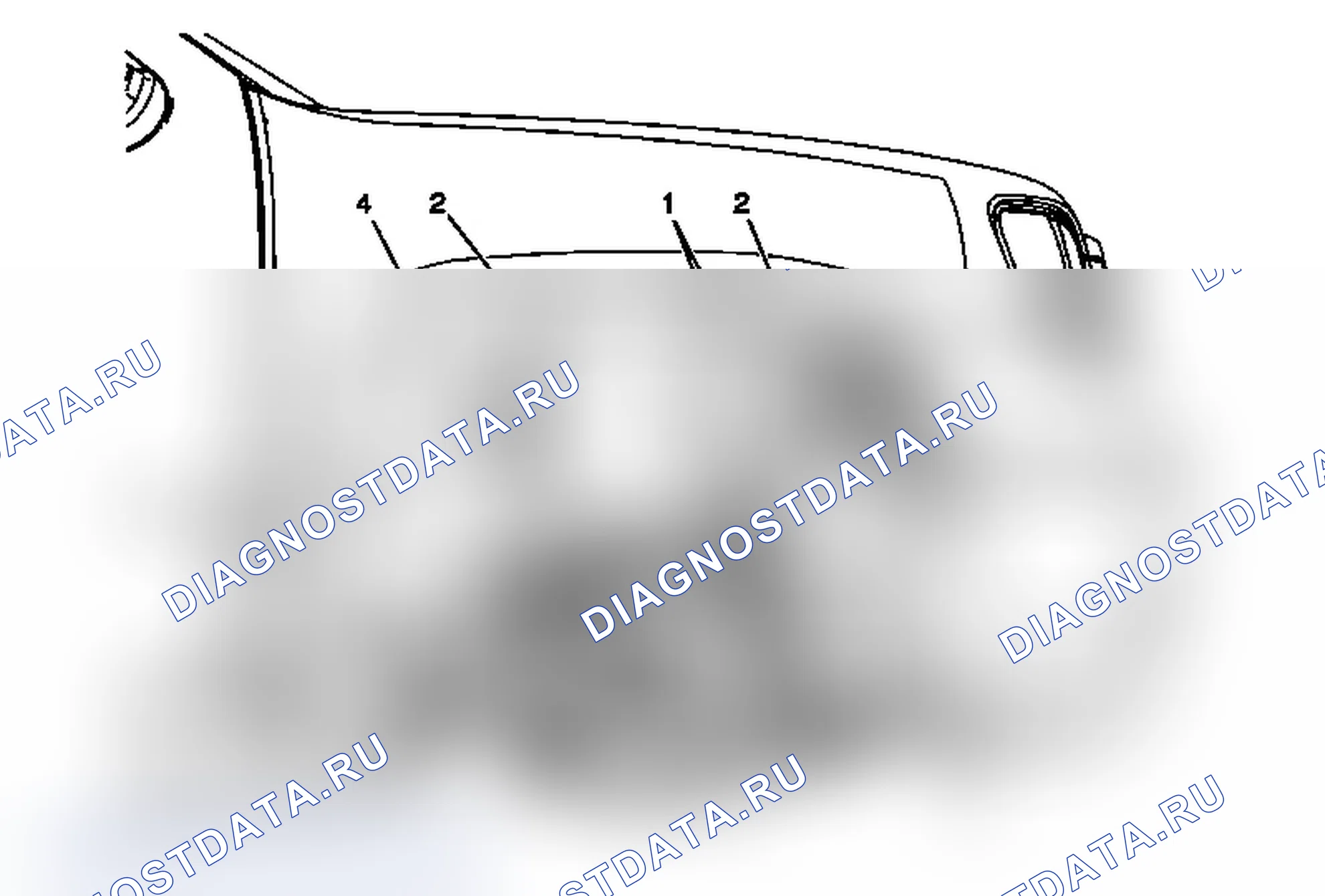 Рис. 13: Замена переднего вкладыша рулевой рубки - правая сторона (GMC). GMC Sierra 2500 HD 