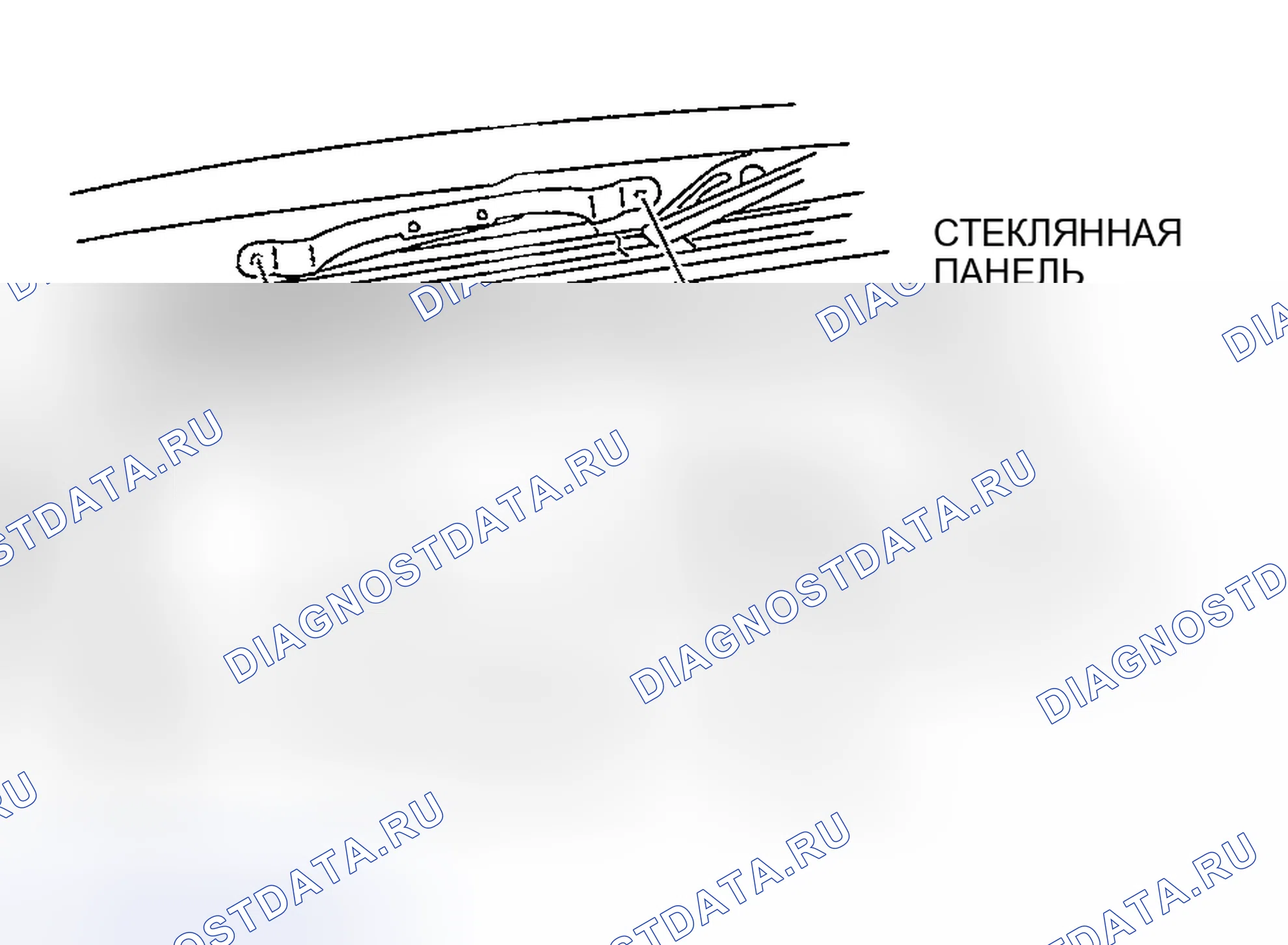 Рис. 2: ДЕМОНТАЖ / МОНТАЖ СТЕКЛЯННОЙ ПАНЕЛИ. Mazda RX-8 I