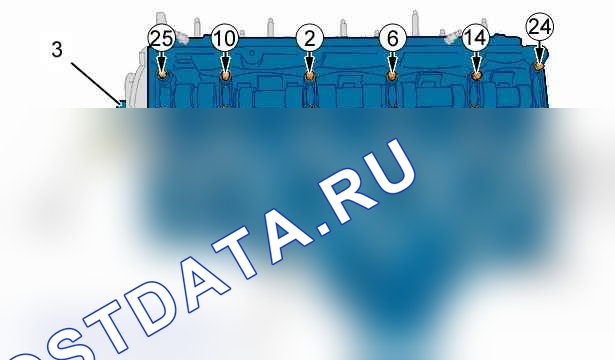 Снятие - установка: распределительный вал — b1ek1u1d. Citroen C8 I