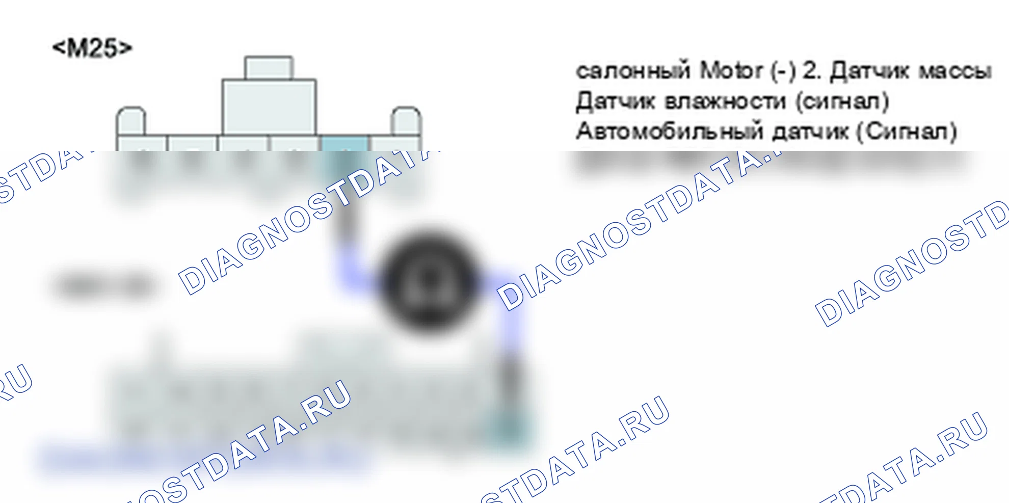 B1200: Датчик влажности открыт (высокий уровень). Hyundai Santa Fe CM
