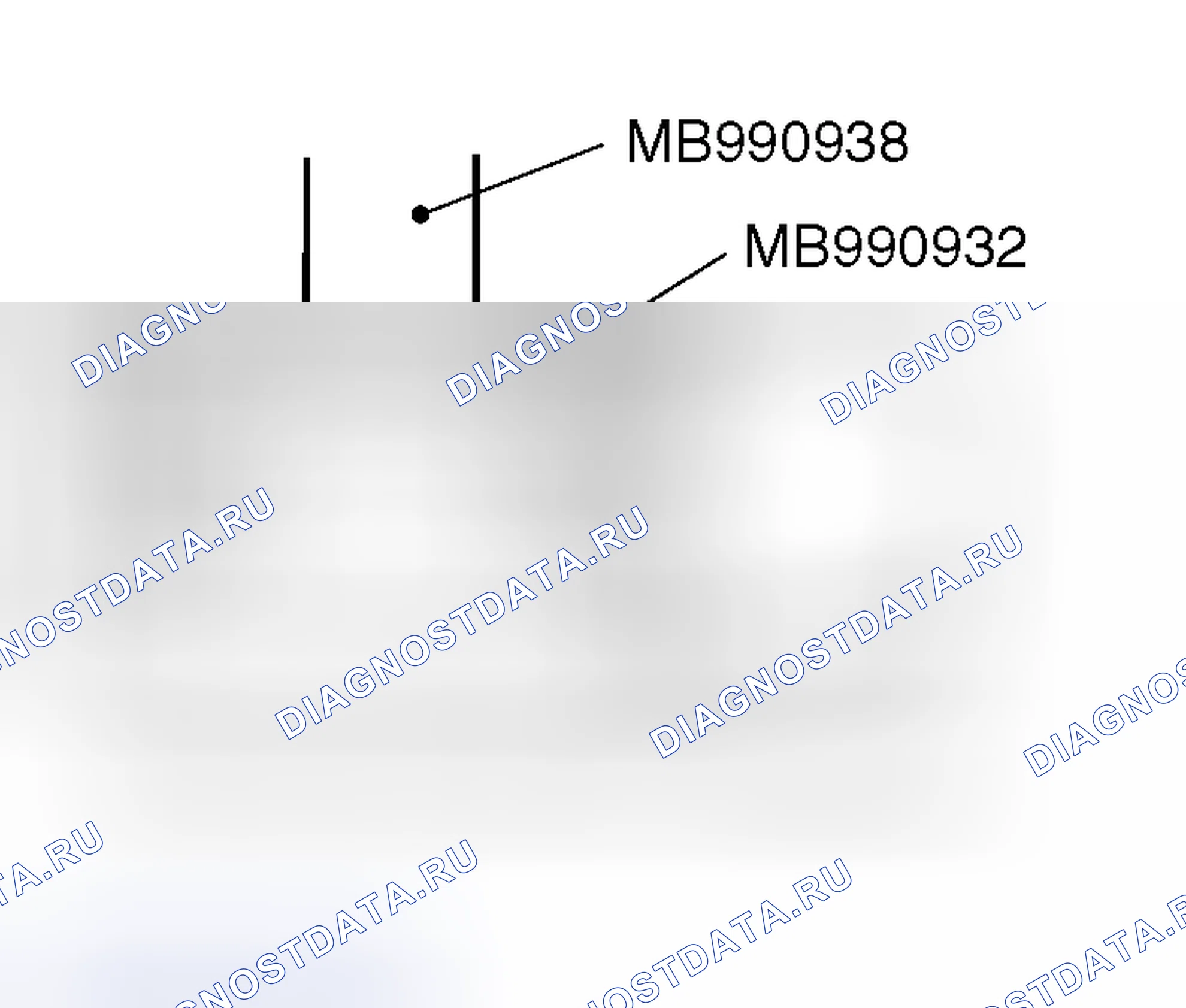Рис. 28: > > C < < ЦЕНТРАЛЬНЫЙ ПОДШИПНИК < 3.8L-правый > МОНТАЖ. Mitsubishi Galant IX рестайлинг