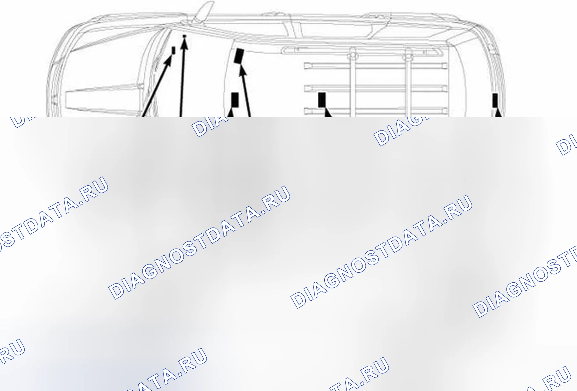 Рис. 1: ОПИСАНИЕ внутреннего освещения. Dodge Journey I
