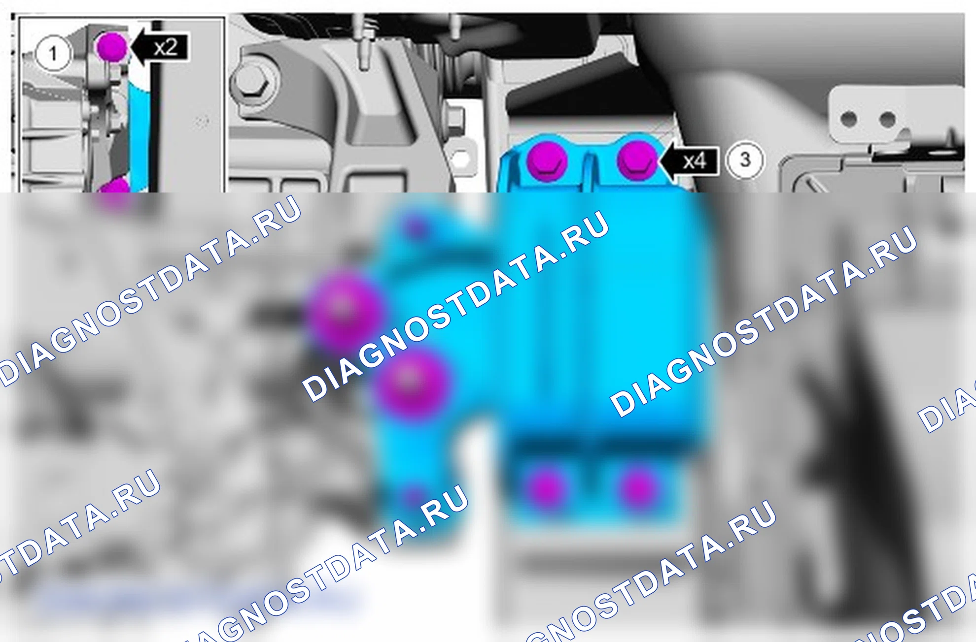 Как снять двигатель. Ford Transit Custom I