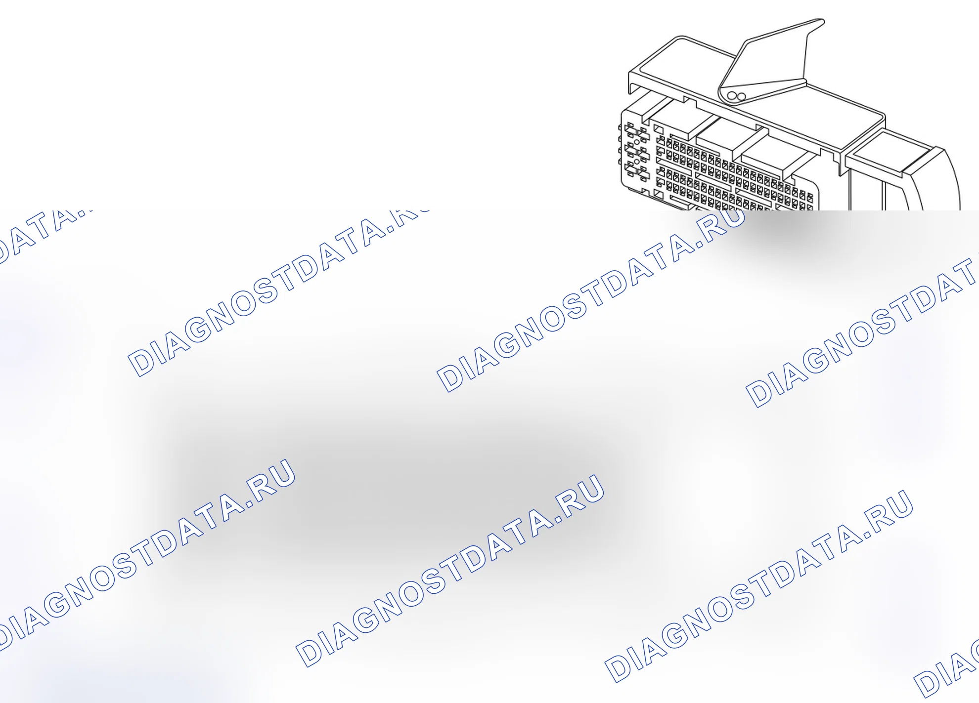 Распиновка разъёма A84D. Opel Combo C