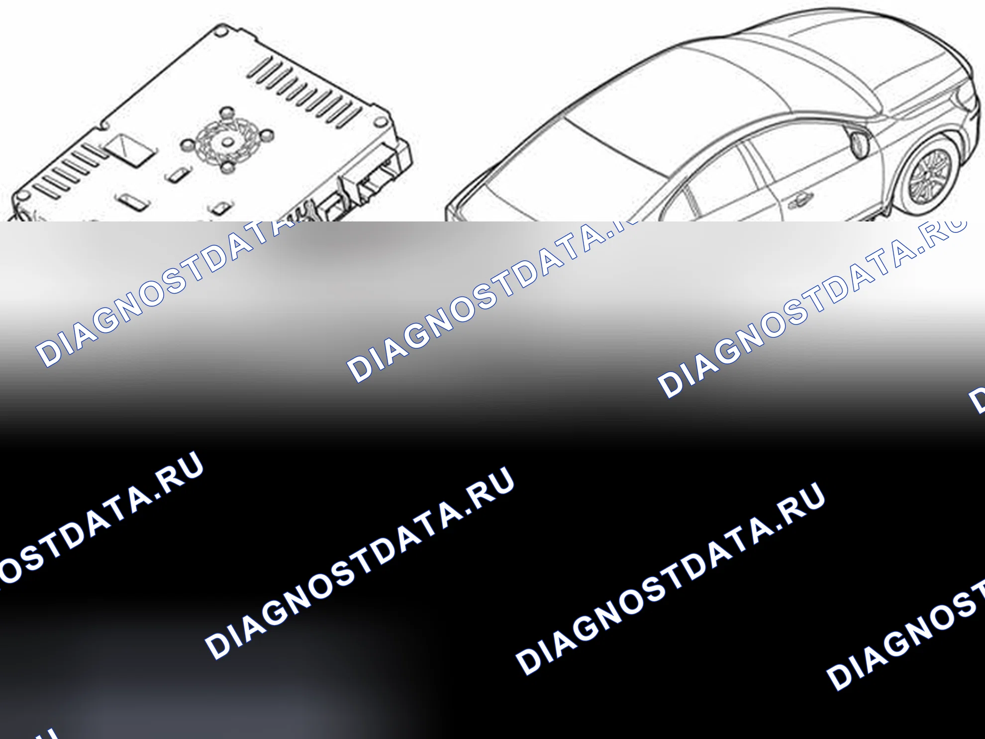 Рис. 170: РАСПОЛОЖЕНИЕ КОМПОНЕНТОВ. Volvo S80 II