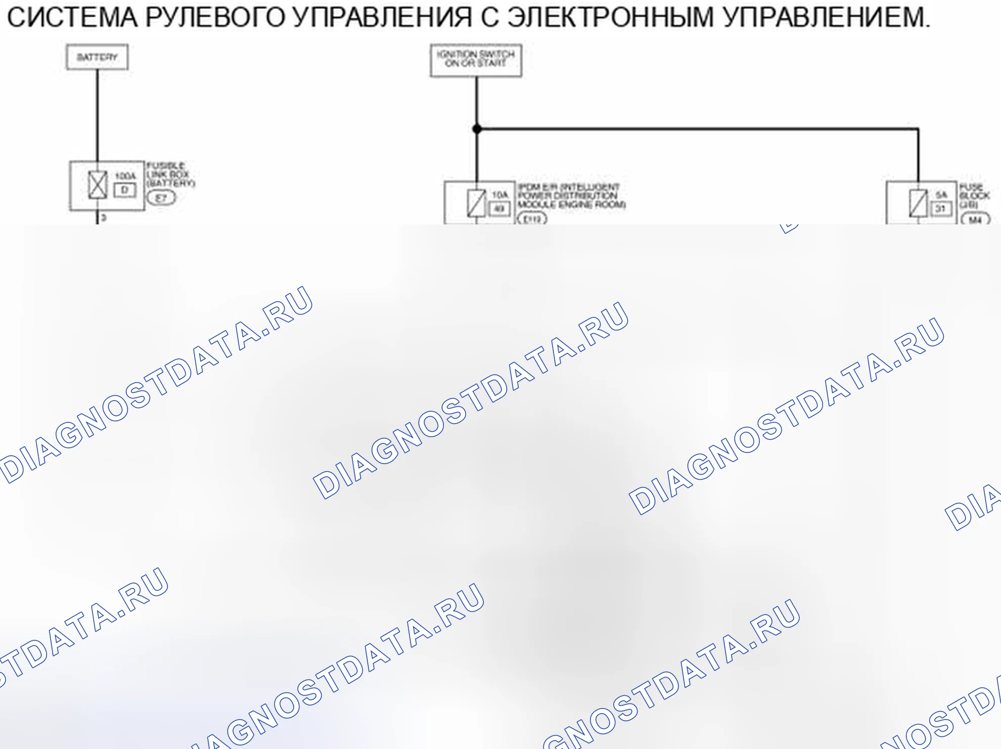 Рис. 8: электросхема. Nissan Pathfinder IV рестайлинг