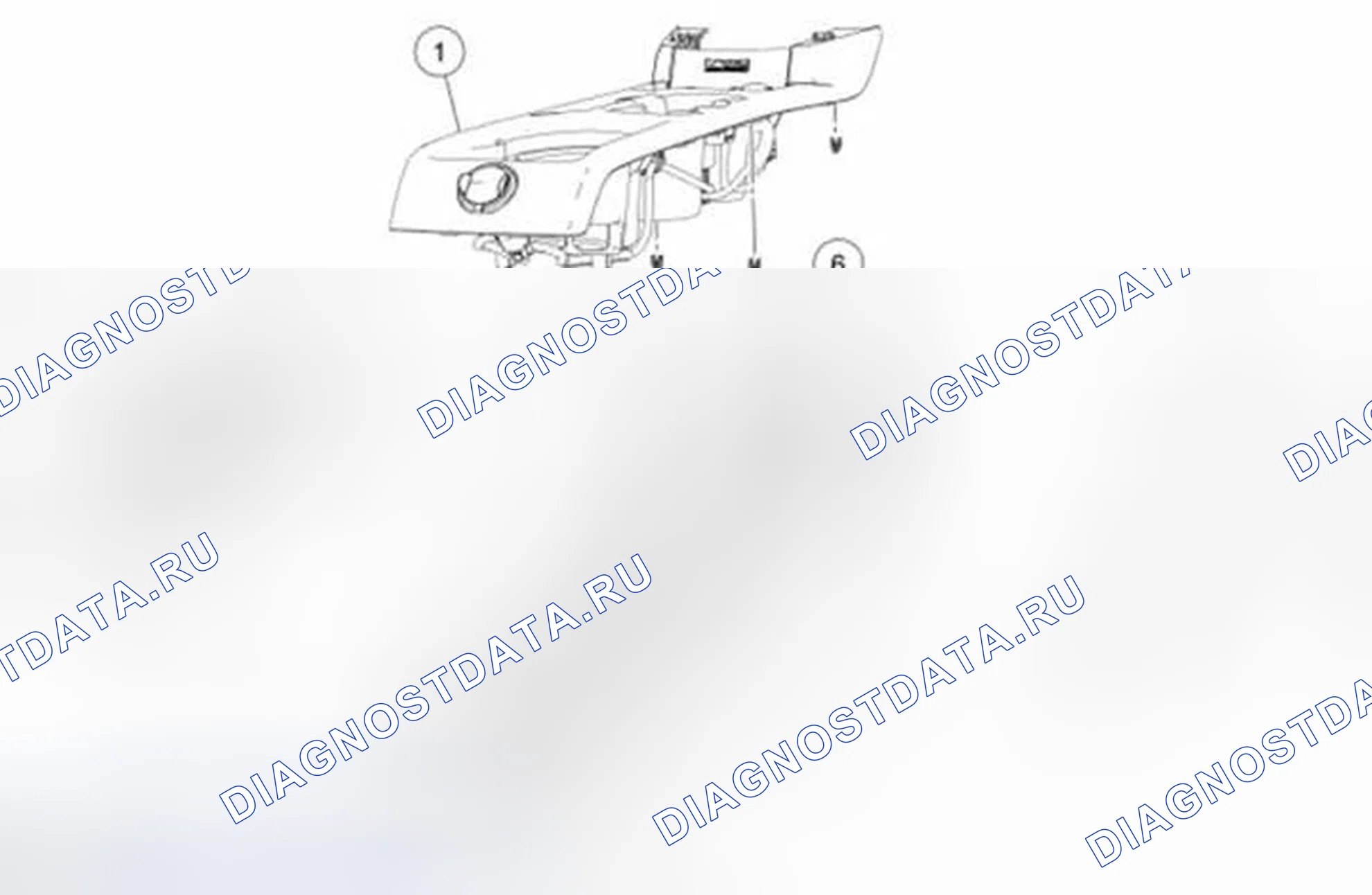 Рис. 57: Консоль - Пол. Ford Fiesta Mk6