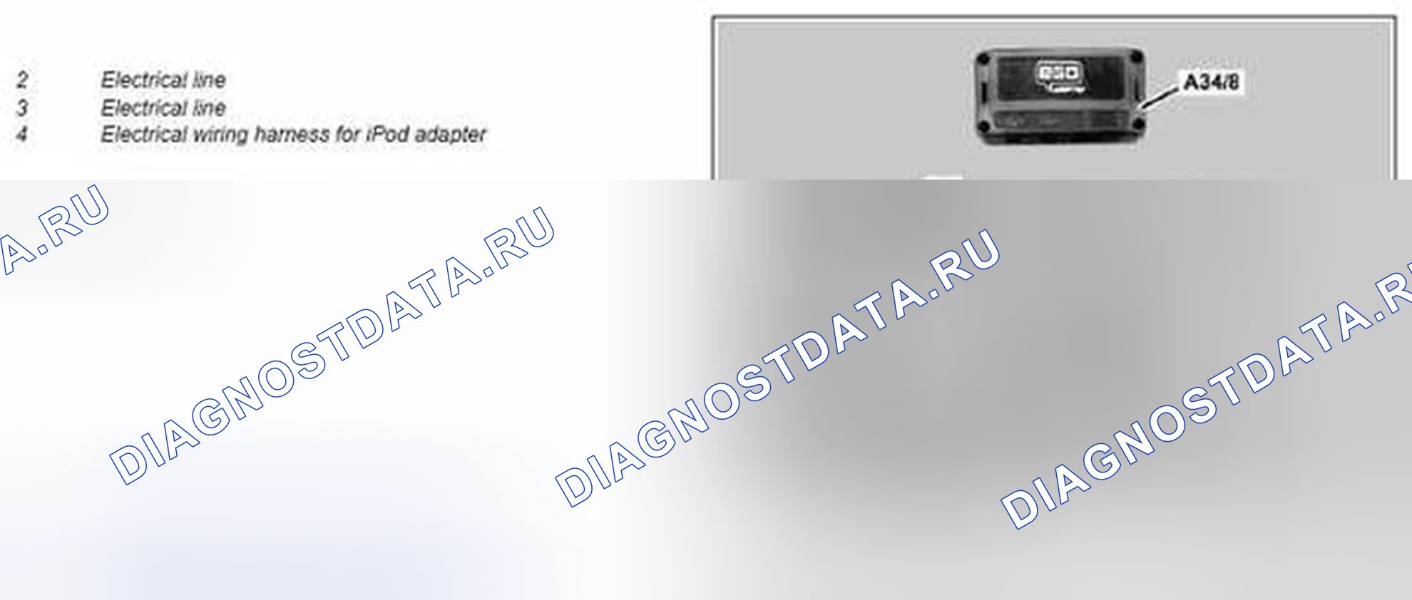 Рис. 250: Модифицированный интерфейс ipod - AZ82,60-P-0014MCC. Kia Soul I