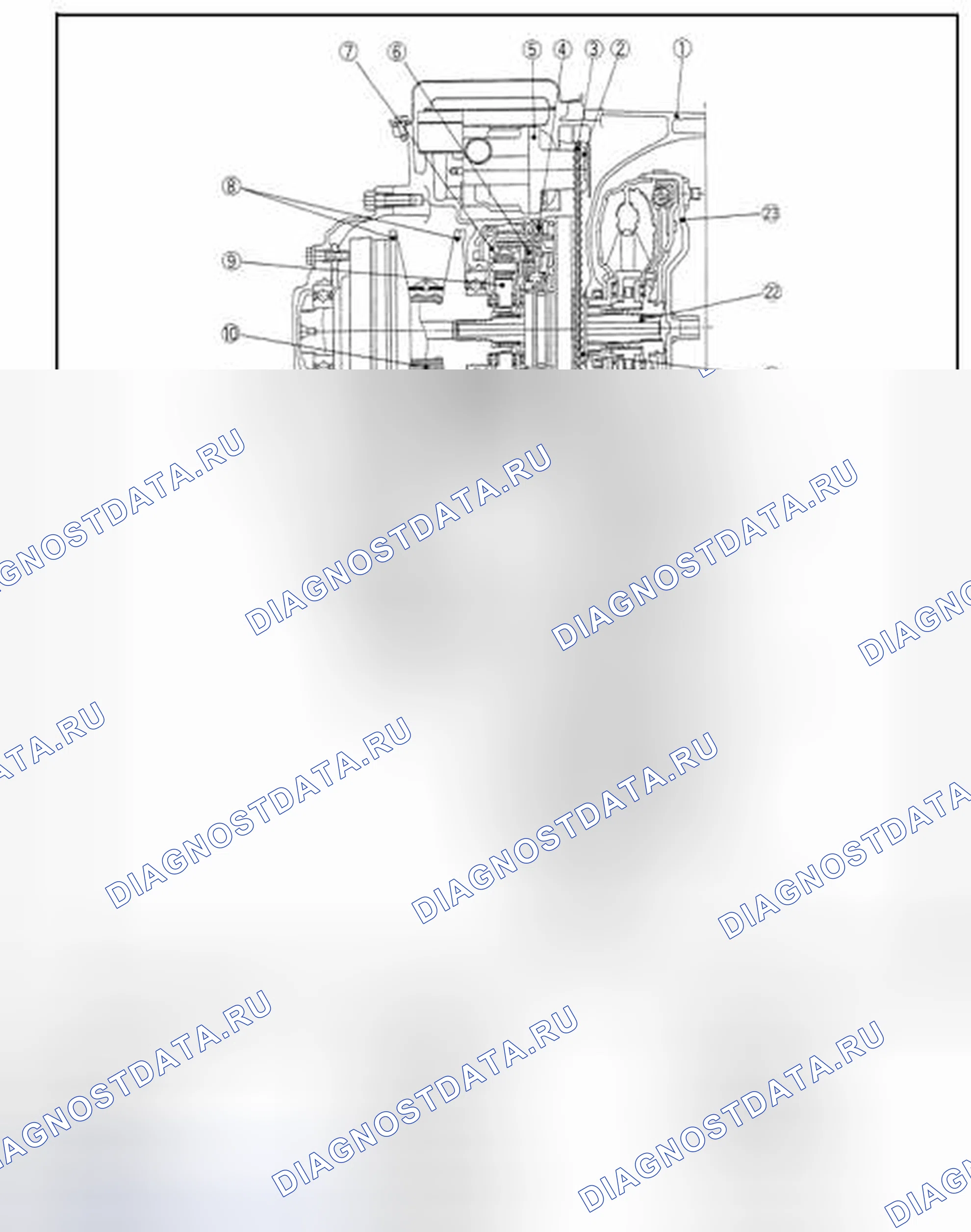 Рис. 383: Поперечное сечение. Nissan Altima L33