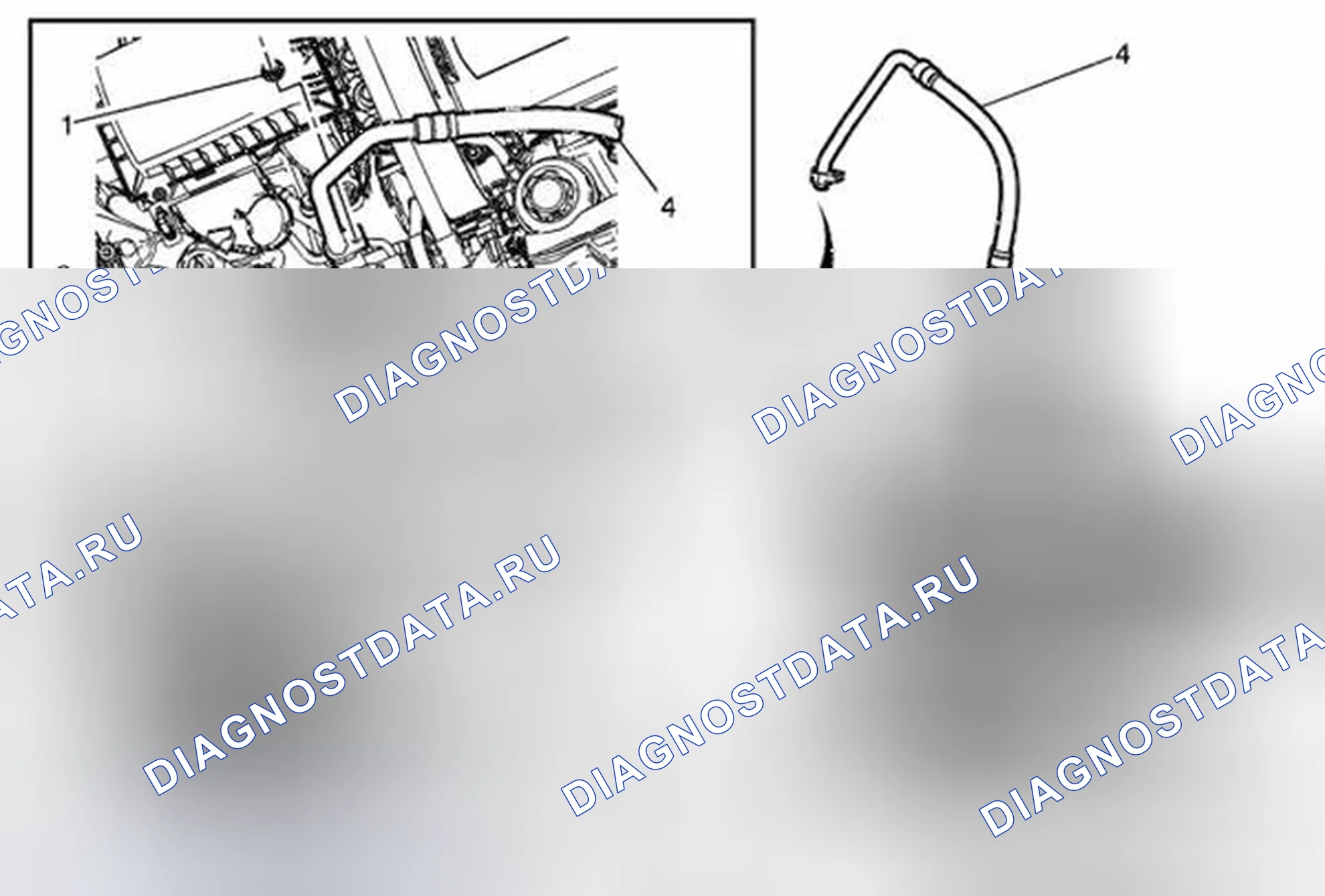 Рис. 2: Замена шланга компрессора системы кондиционирования воздуха (2H0). Buick Encore I