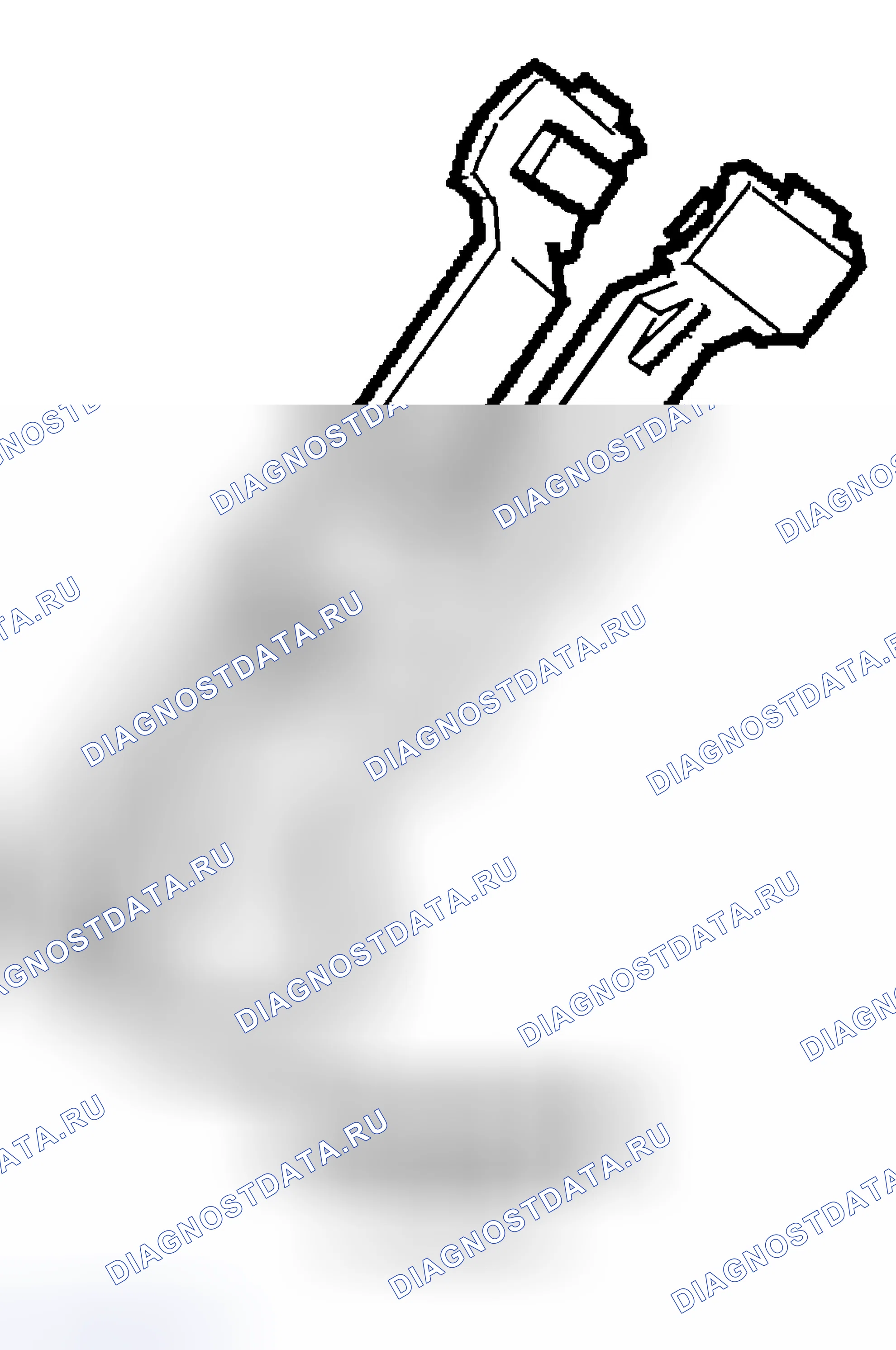 Рис. 42: Демонтаж. Volvo V70 I