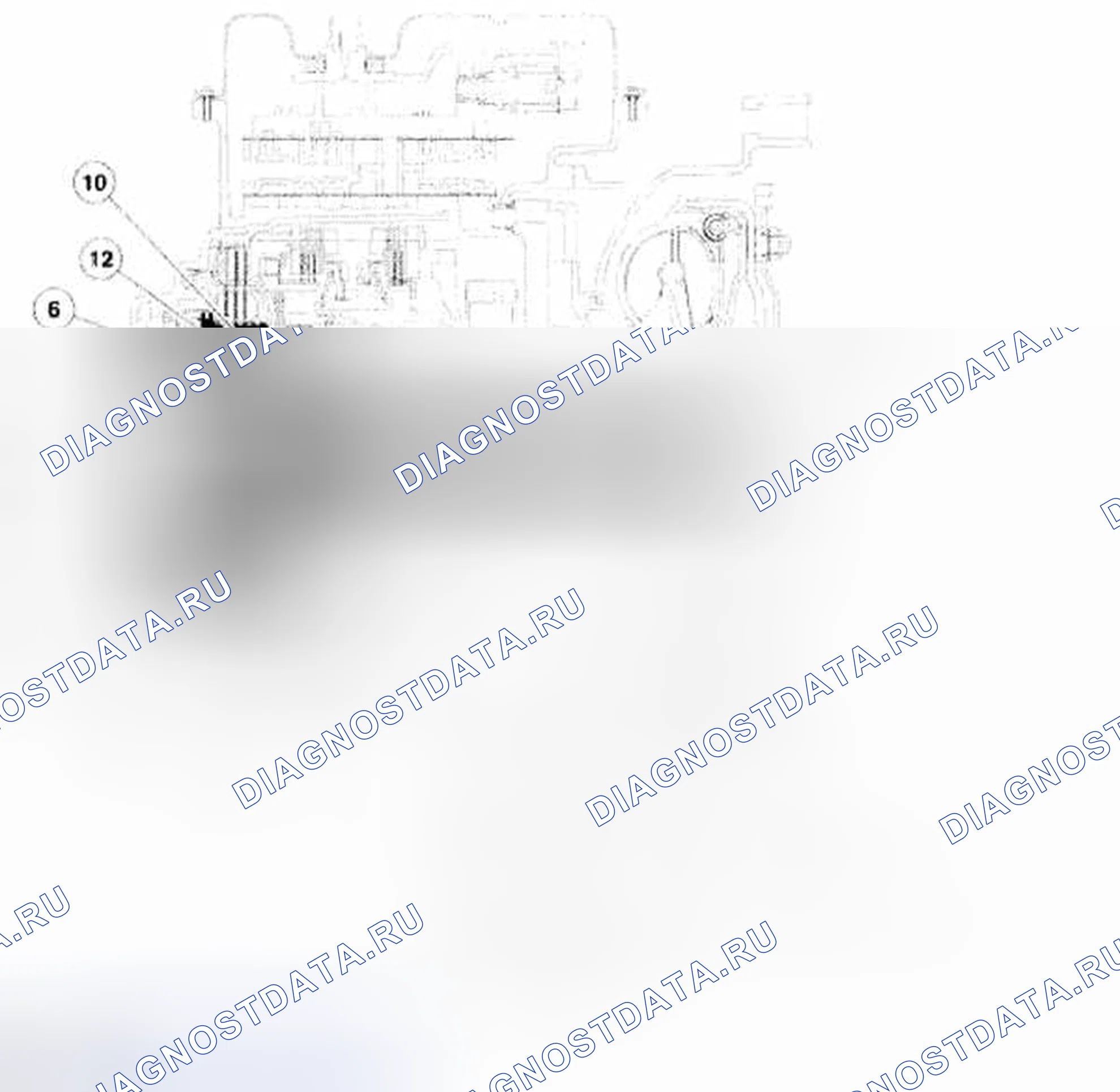 Рис. 483: Внешний вид муфты (4, 5, 6) в разрезе. Mazda Tribute II