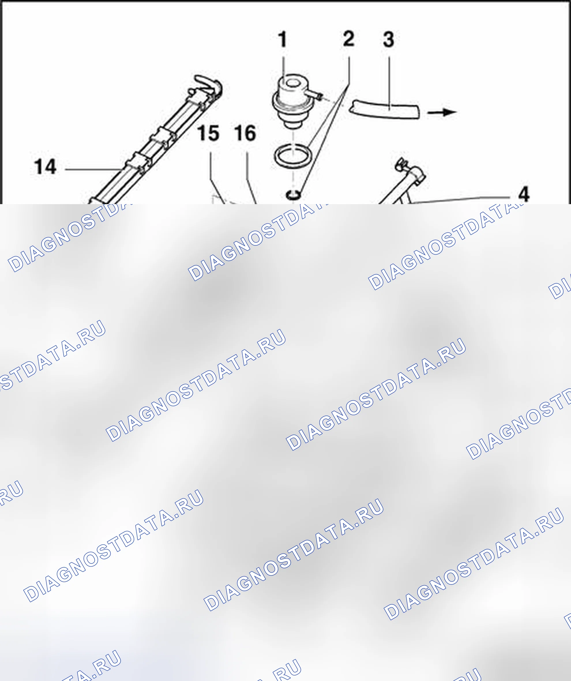 Рис. 52: Код двигателя AEG. Volkswagen Golf Mk4