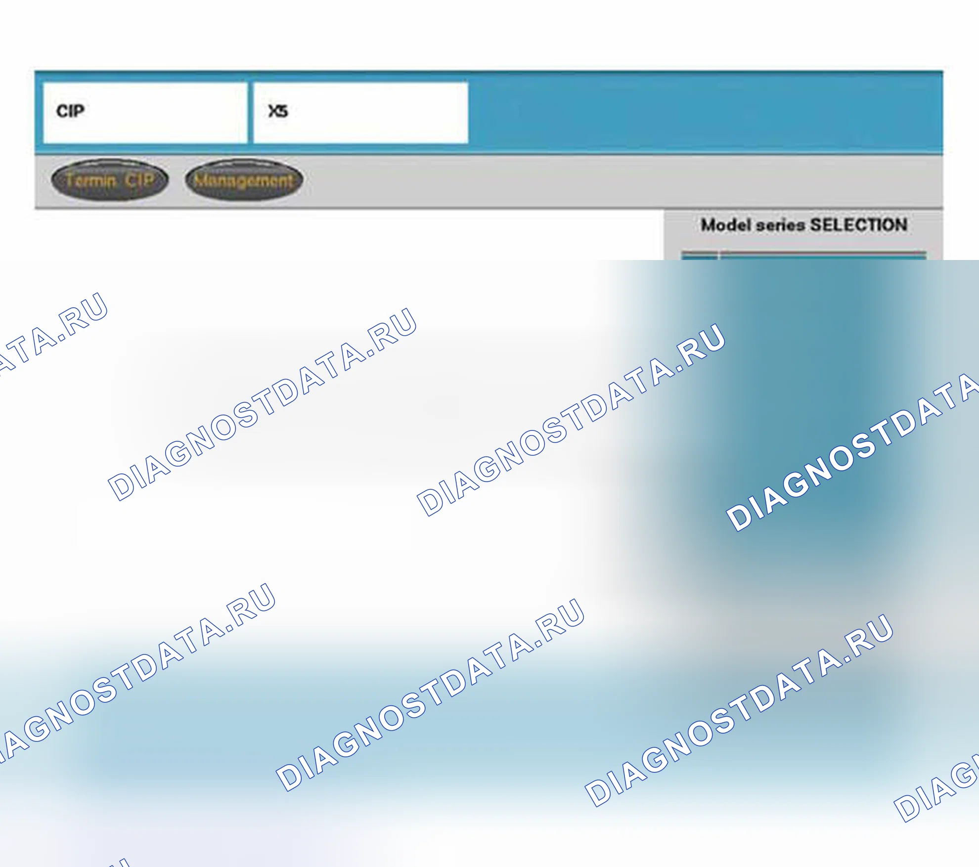 Рис. 299: Доступ к функциям CIP для E31E32/E34/E36/E38/E39/E46/E52/E53. BMW M5 E39