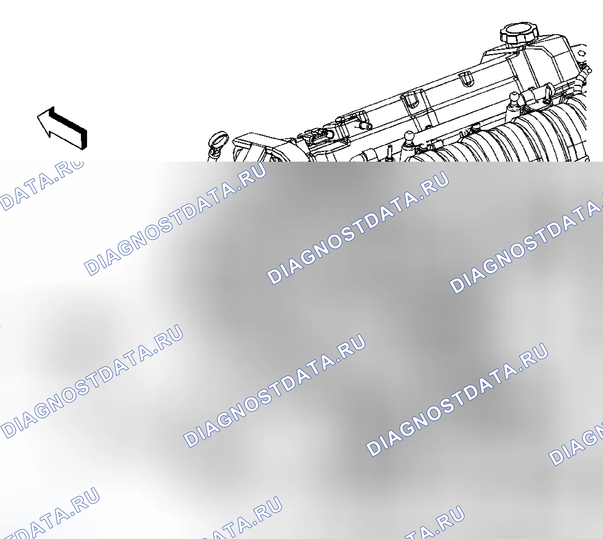Рис. 11: Замена труб нагревателя. Cadillac DTS I