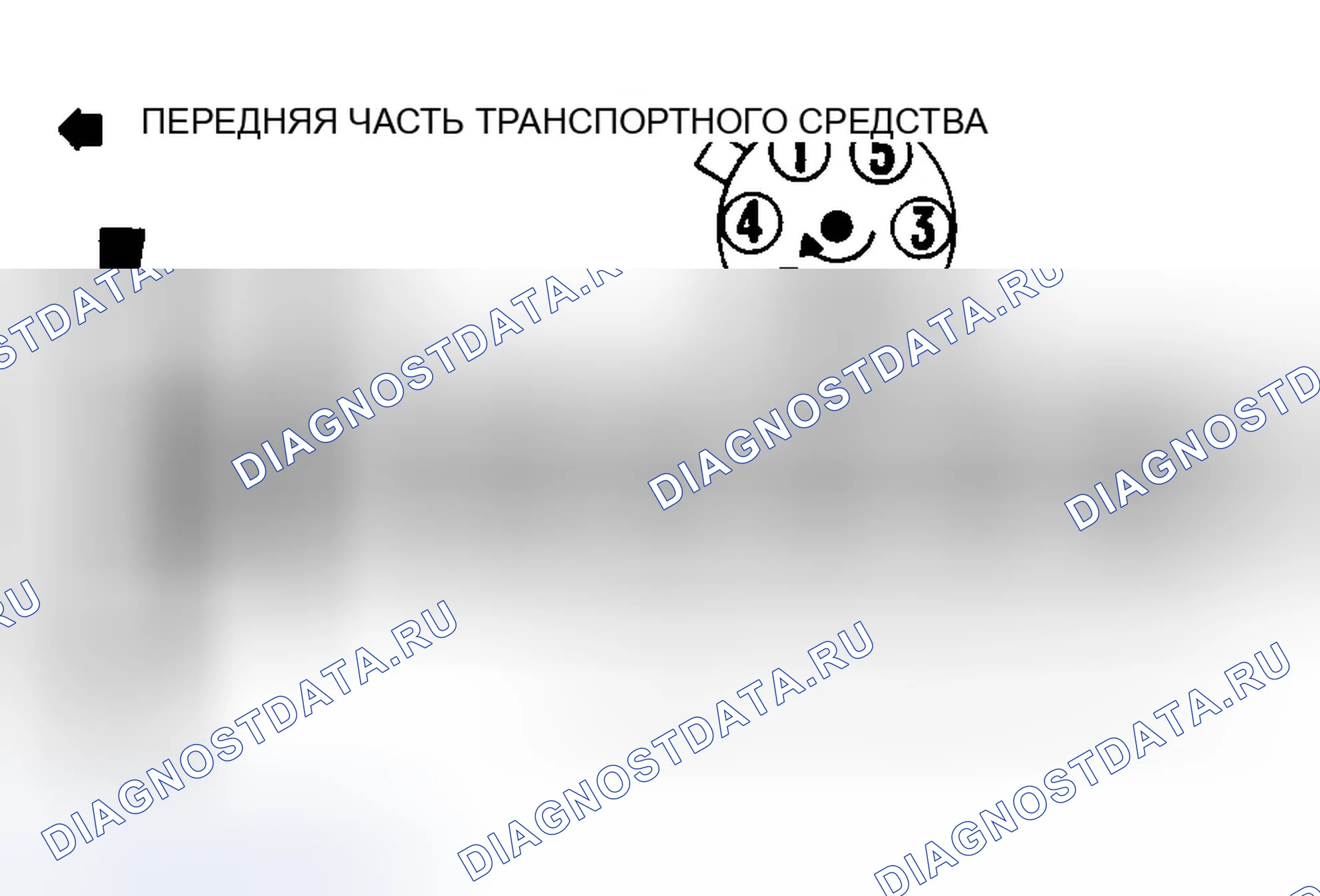 Рис. 1: Временные метки 3.7L и порядок работы цилиндров. Dodge Ram Van II