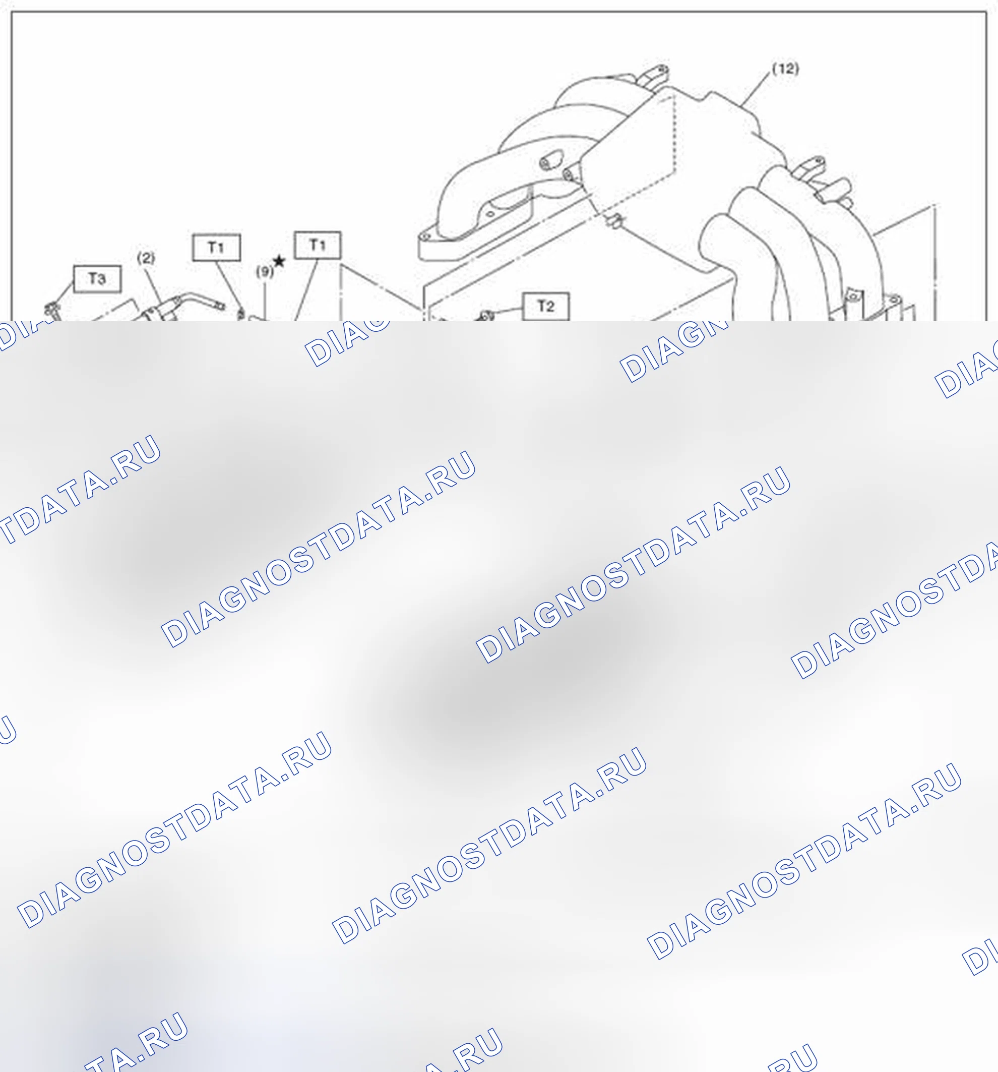 Рис. 265: ТОПЛИВНАЯ ФОРСУНКА. Subaru Legacy BM/BR рестайлинг