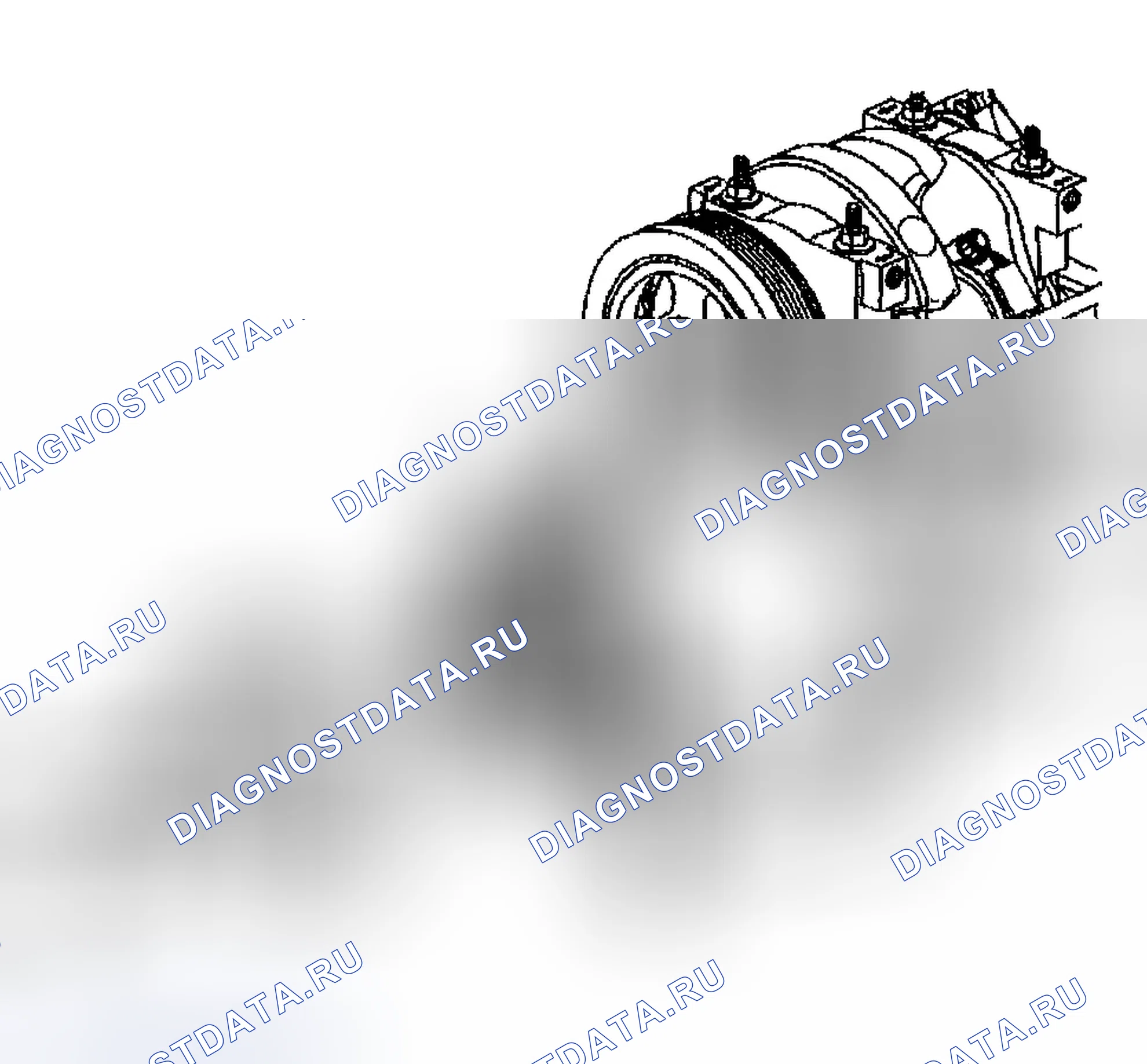 Рис. 200: Водяной насос - Демонтаж. Chevrolet Impala VIII