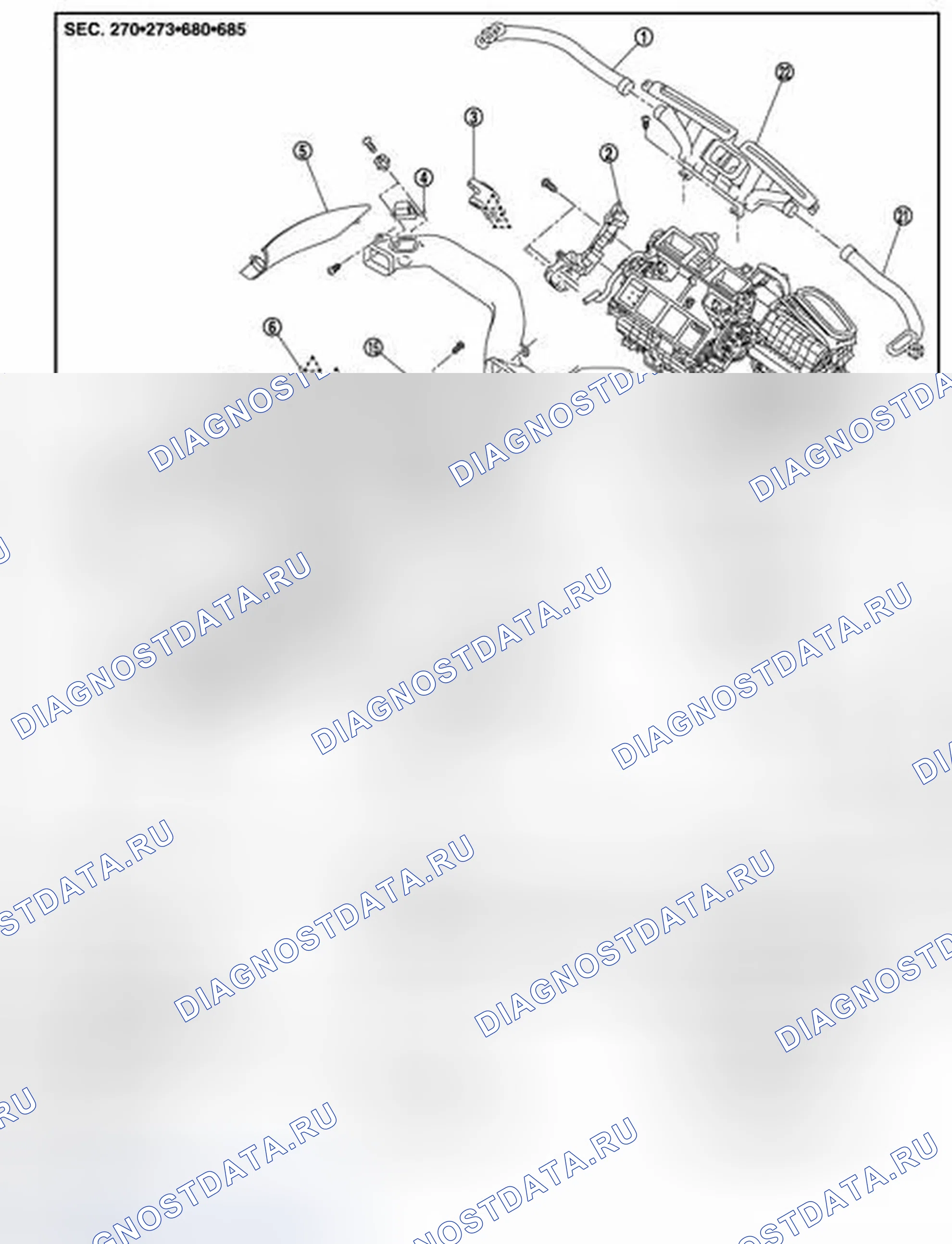 Рис. 134: ПЕРЕДНЯЯ ЧАСТЬ. Infiniti M56 IV
