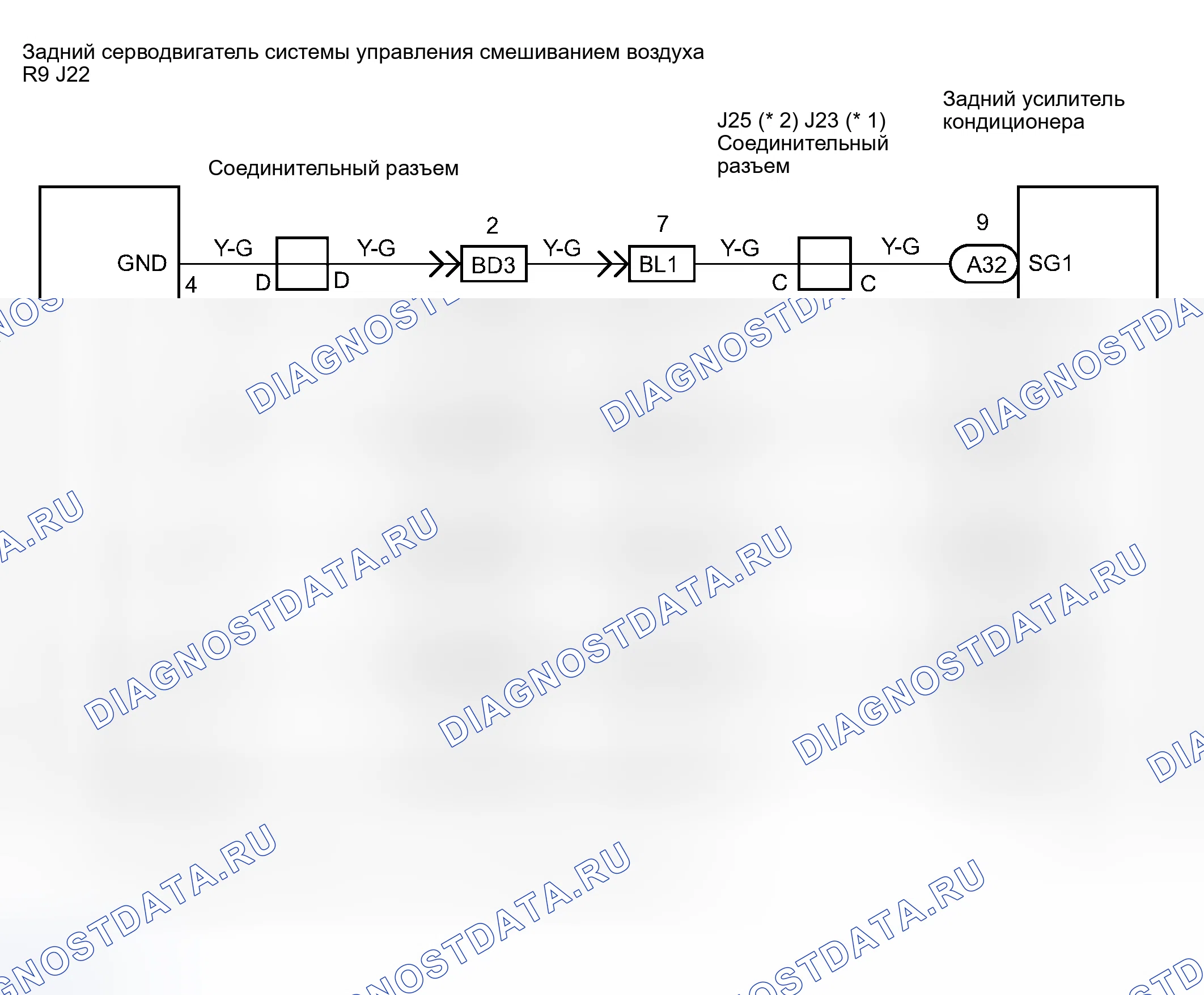 Рис. 53: электросхема. Toyota Land Cruiser 100 рестайлинг 2