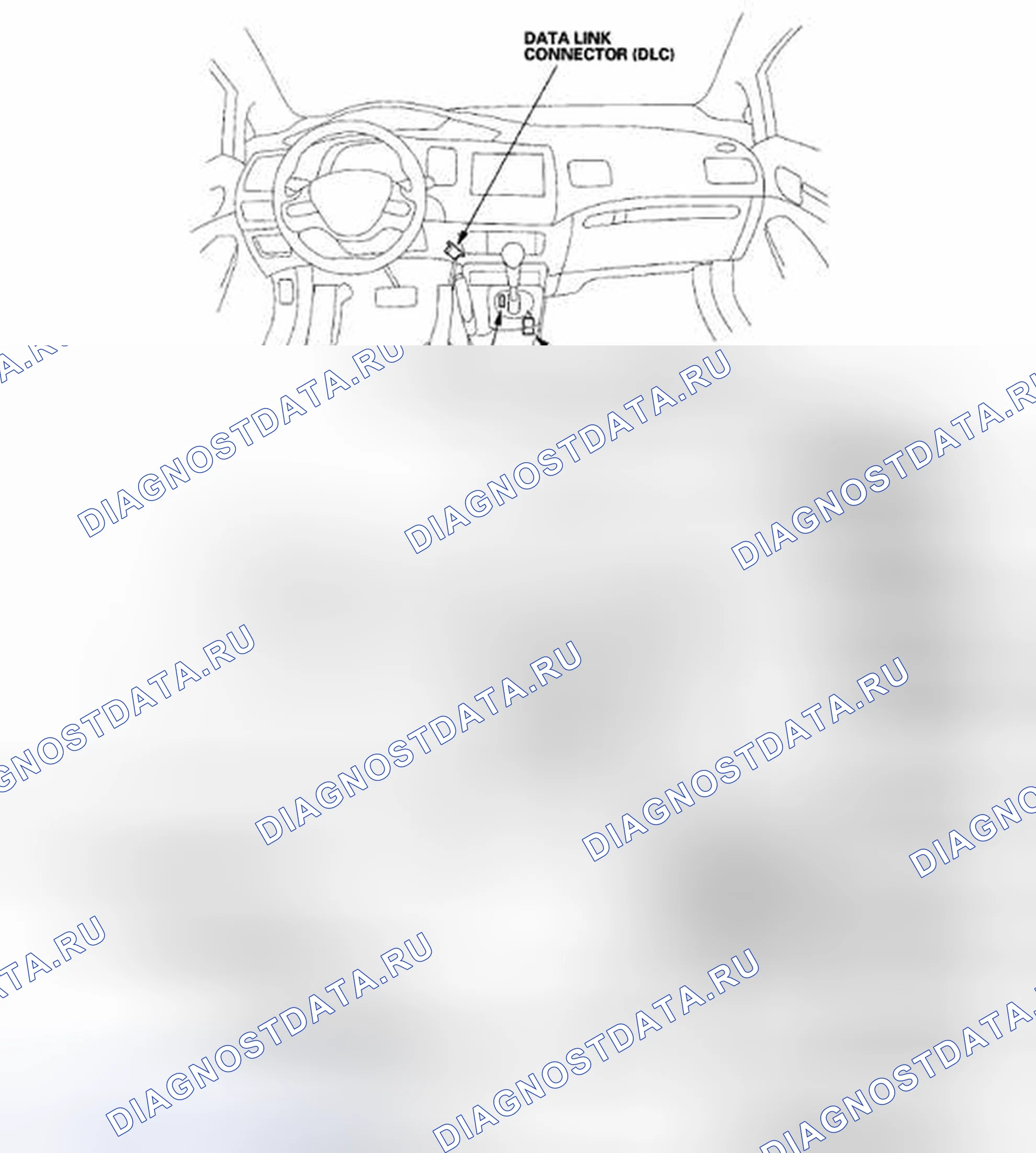 Рис. 391: Индекс расположения компонентов. Honda Civic VIII рестайлинг