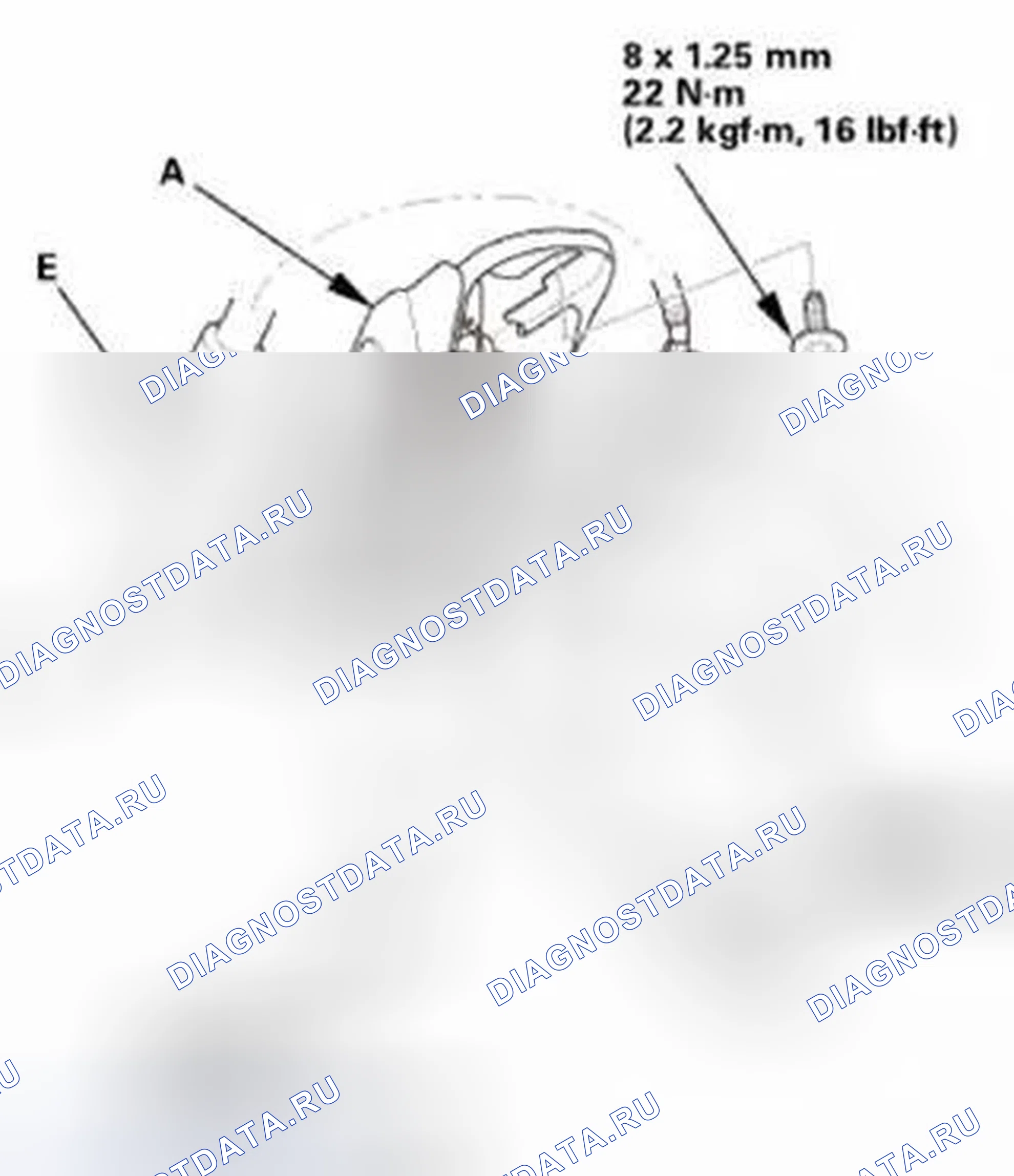 Рис. 202: Установка. Honda Civic IX