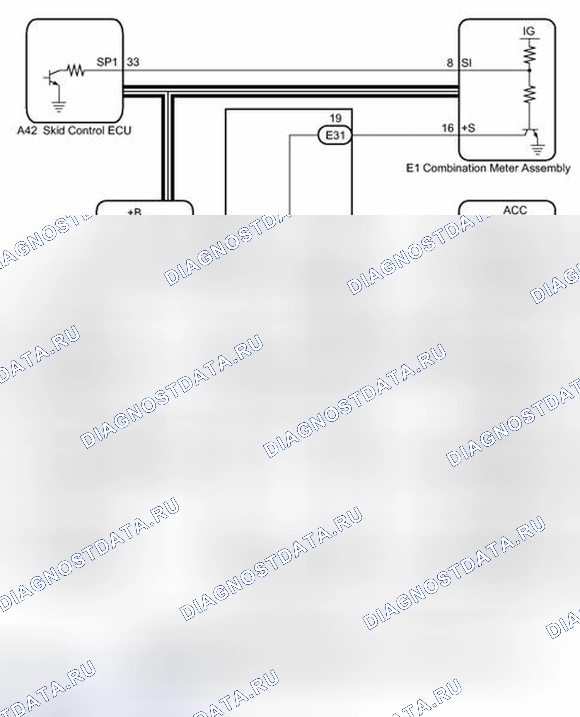 Рис. 118: электросхема. Toyota Venza I