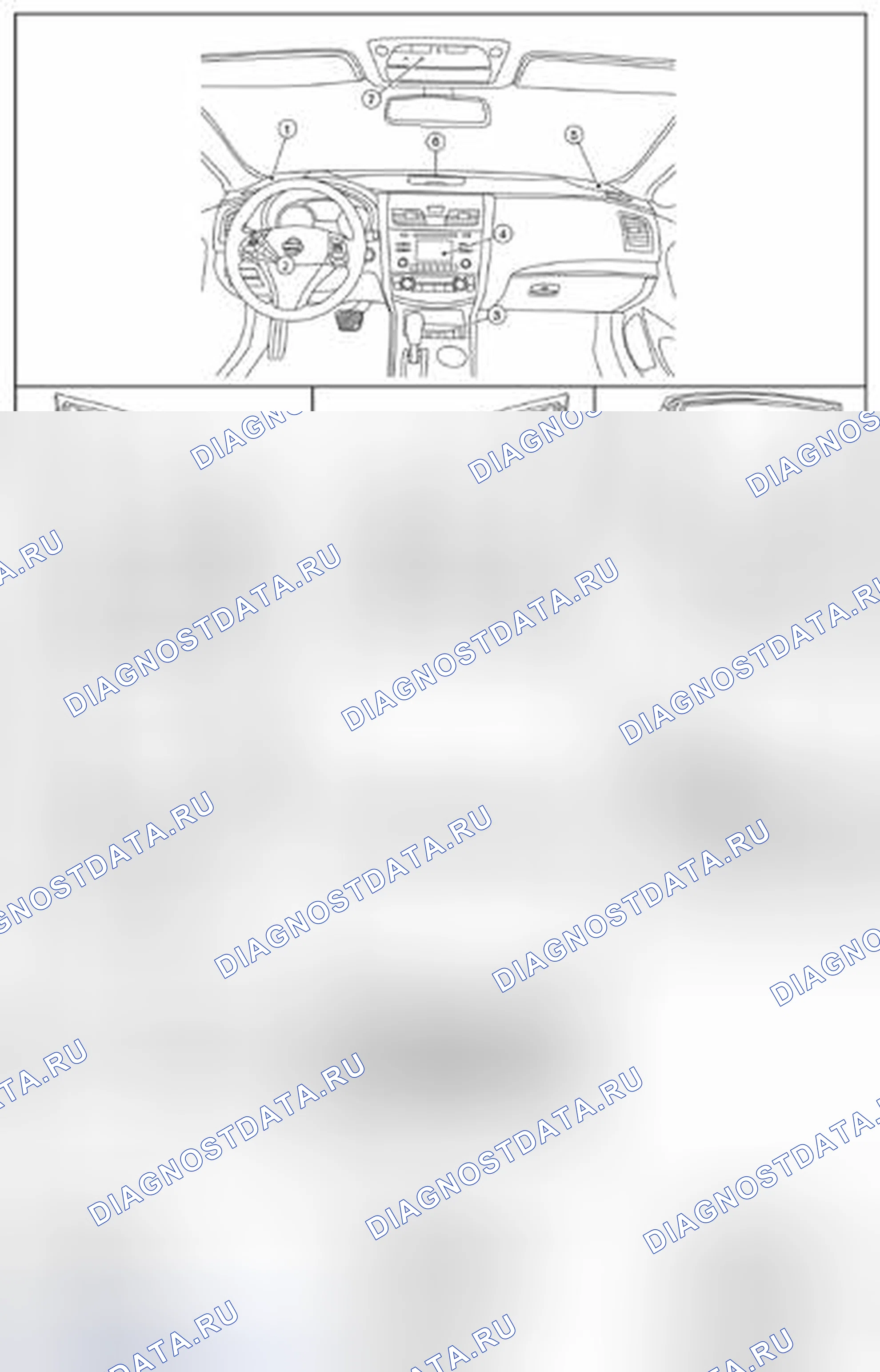 Рис. 124: Расположение компонентов. Nissan Altima L33
