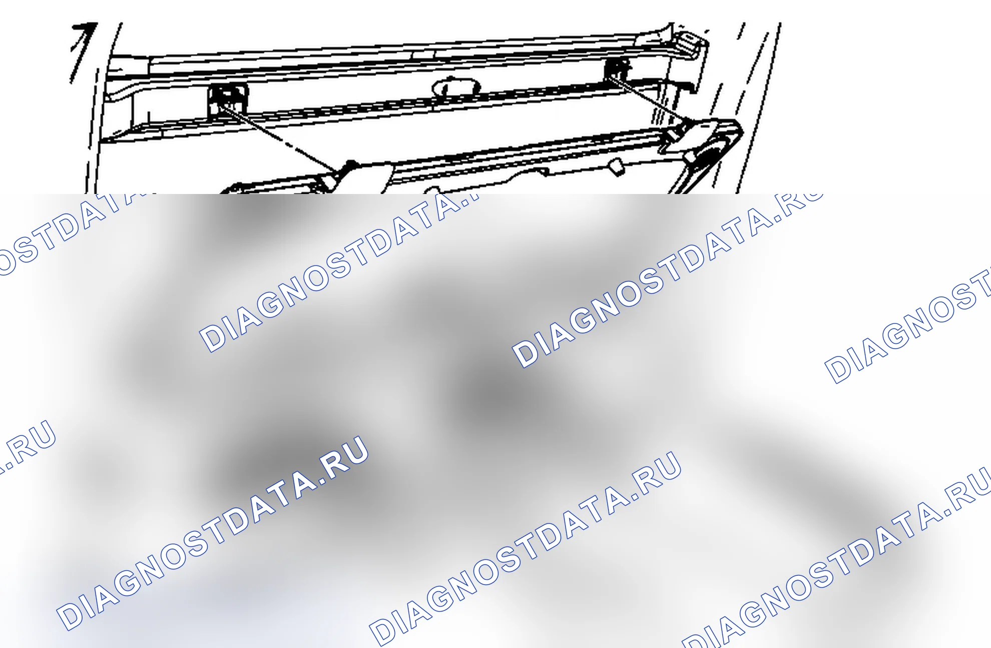 Рис. 7: Замена промежуточных ворот. Chevrolet Tahoe III