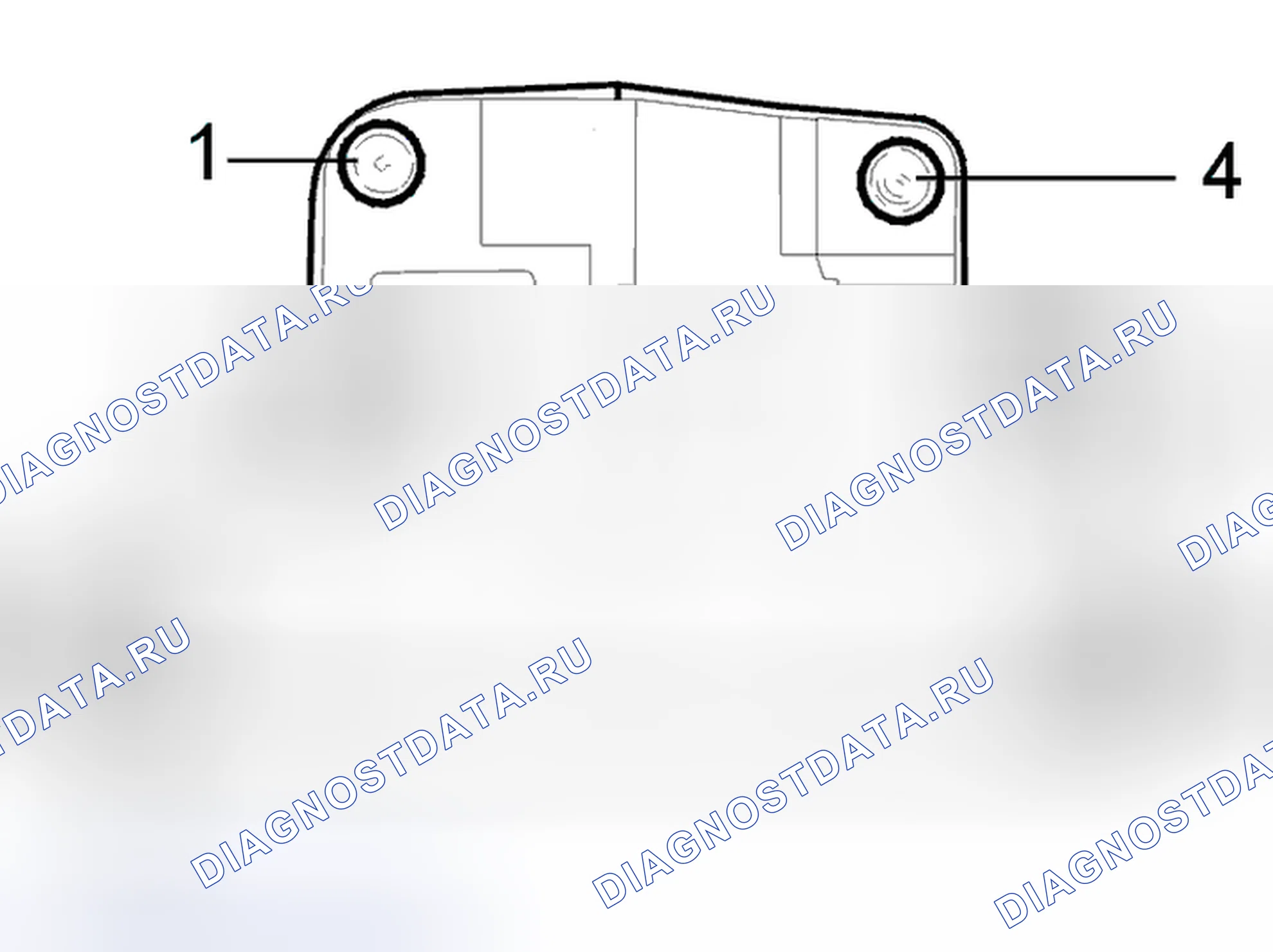 Рис. 9: Расположение огней. Volvo C70 I