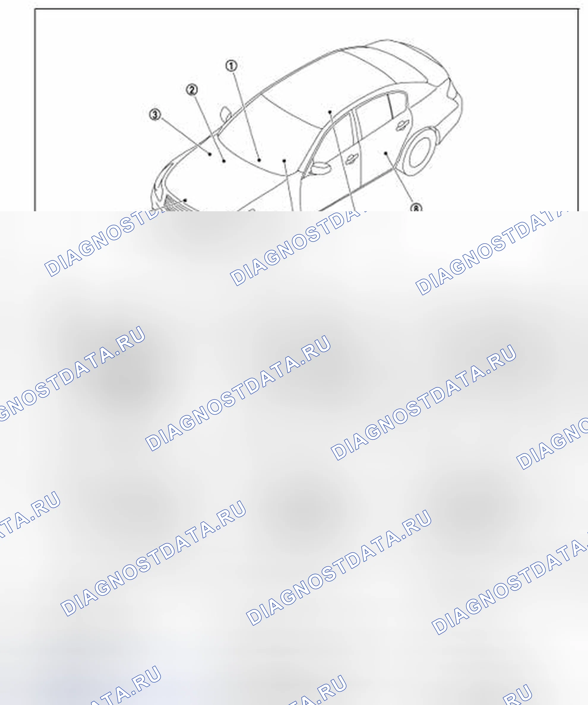 Рис. 15: УПРАВЛЕНИЕ ОСВЕЩЕНИЕМ РАСХОДОМЕРА: расположение компонентов. Infiniti G35 IV