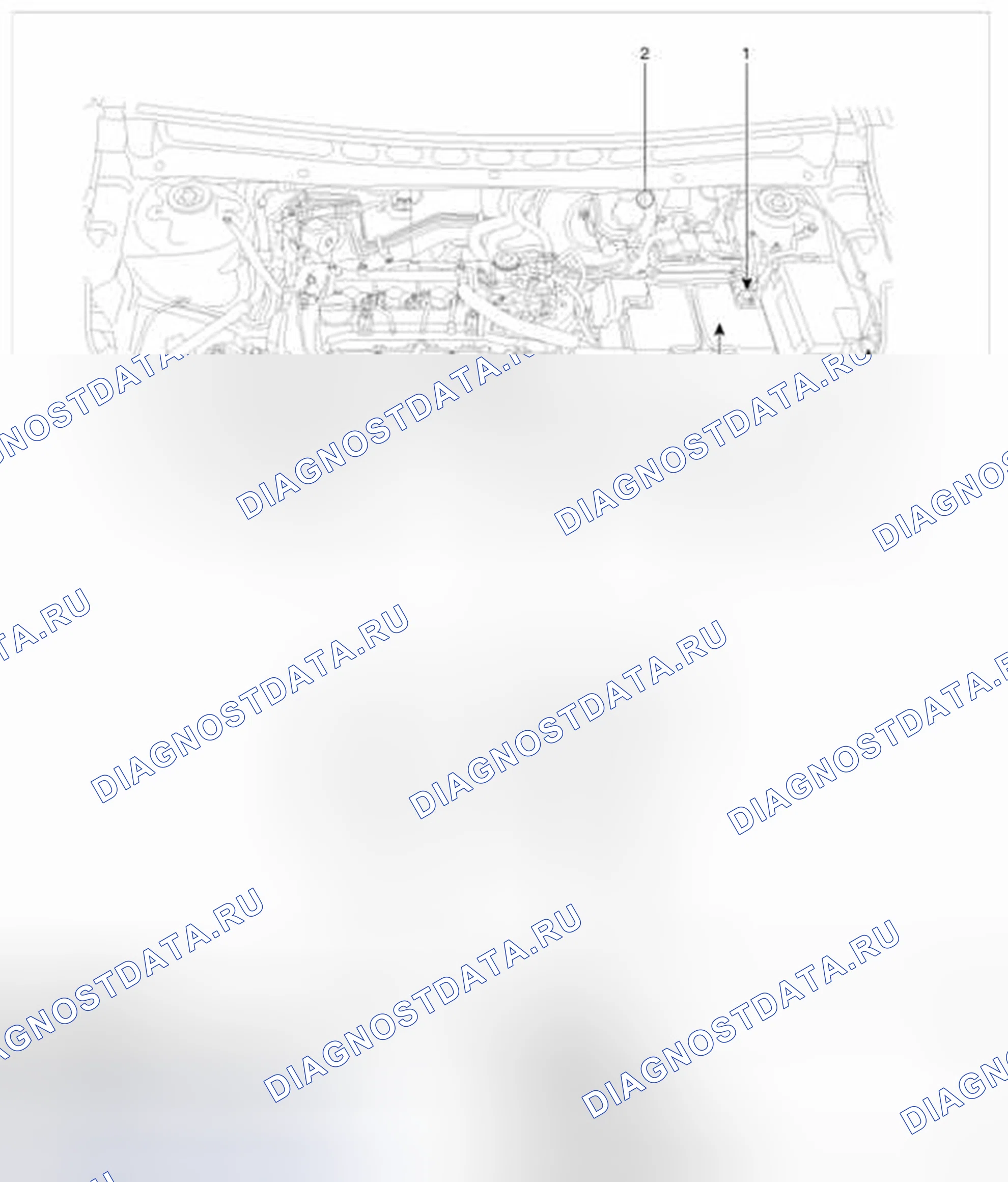 Рис. 83: Расположение компонентов. Geely Vision X3 Pro I