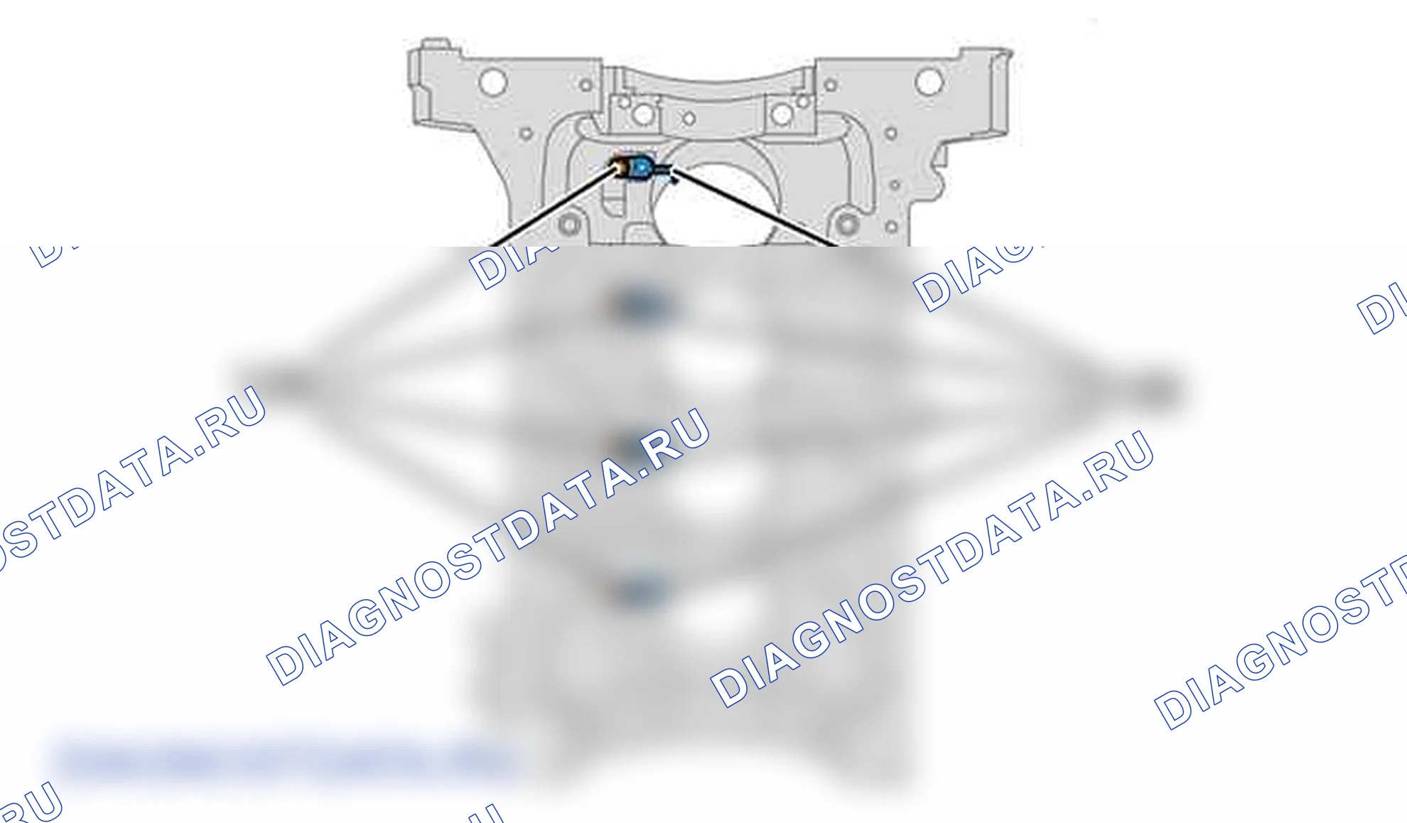 Демонтаж: двигателя — b1cm054d. Peugeot 607 I рестайлинг