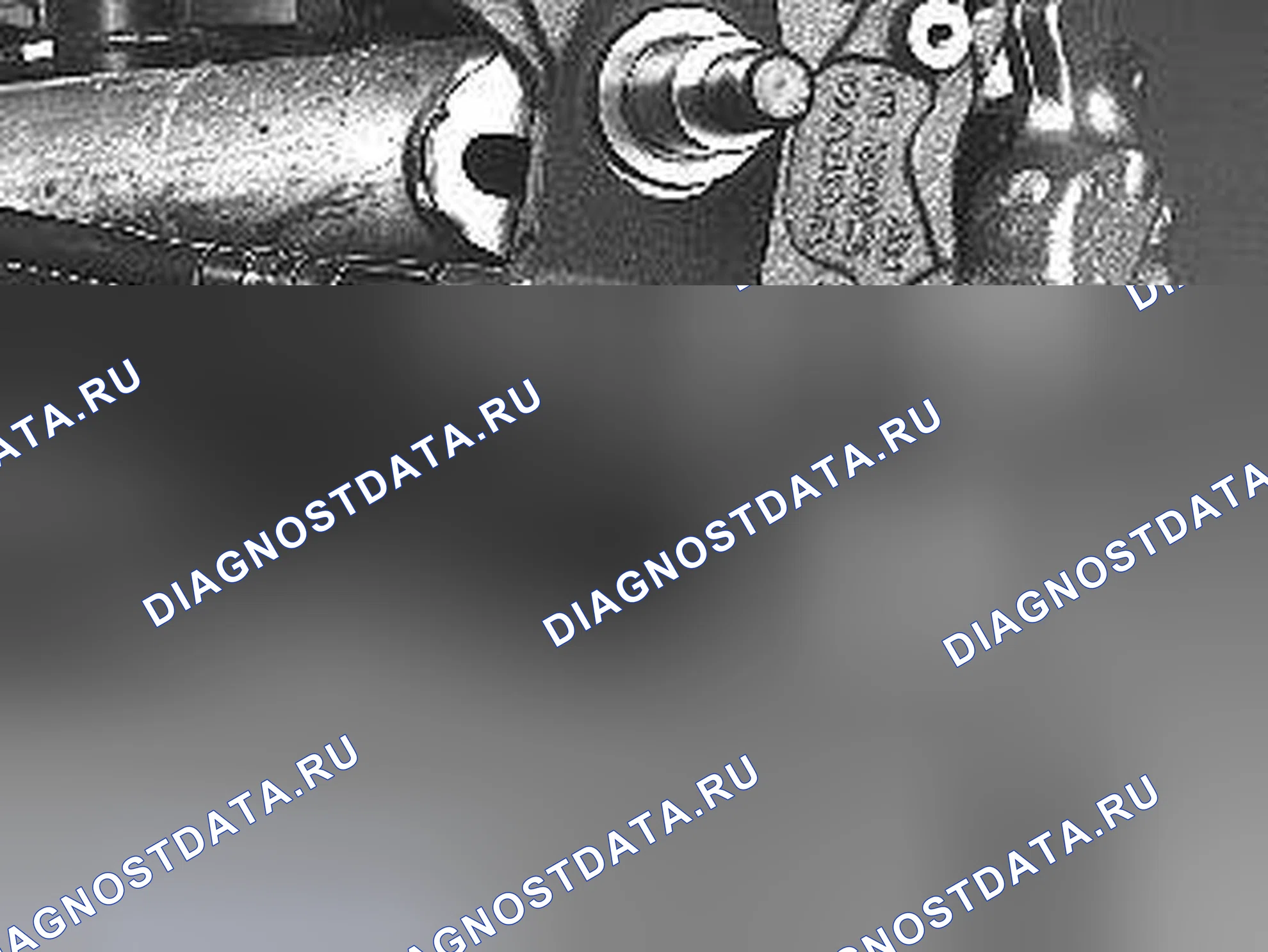 Рис. 42: Вытащите трос и снять сегмент стояночного тормоза с троса. Будьте осторожны с тросами р. Volvo C70 I