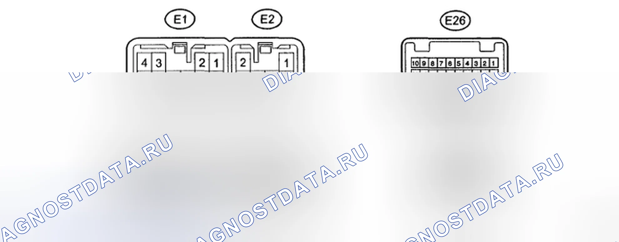 Рис. 57: КЛЕММЫ ЭБУ. Toyota Corolla X