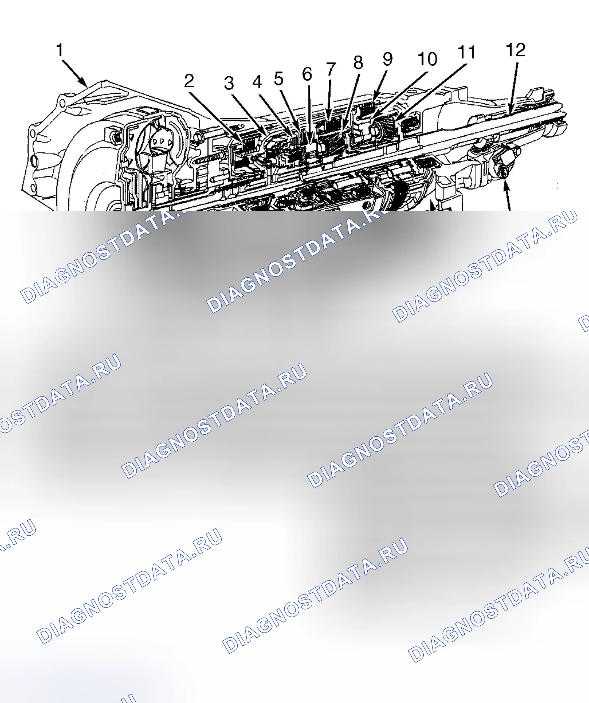 Рис. 24: ОПИСАНИЕ автоматической трансмиссии (акпп). GMC Safari II