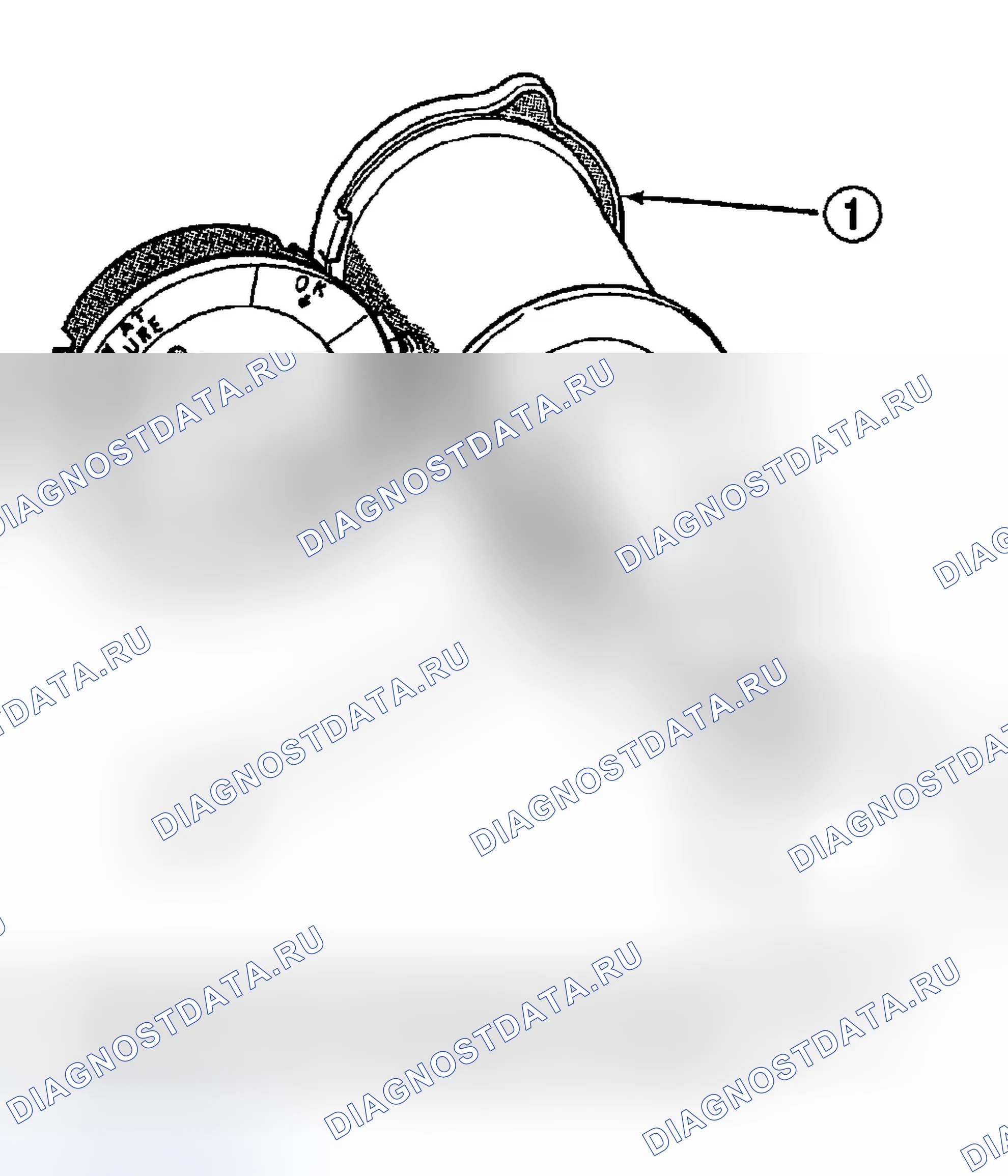 Рис. 55: КРЫШКА РАДИАТОРА. Dodge Pickup R1500 