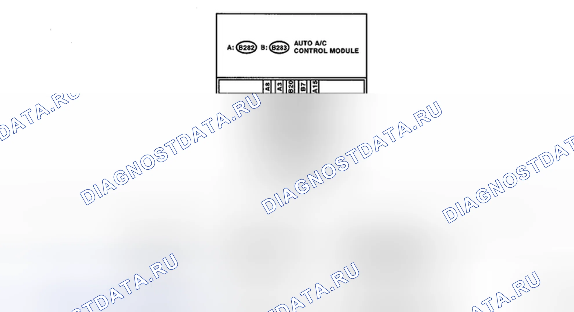 Рис. 106: электросхема. Subaru Tribeca WX рестайлинг