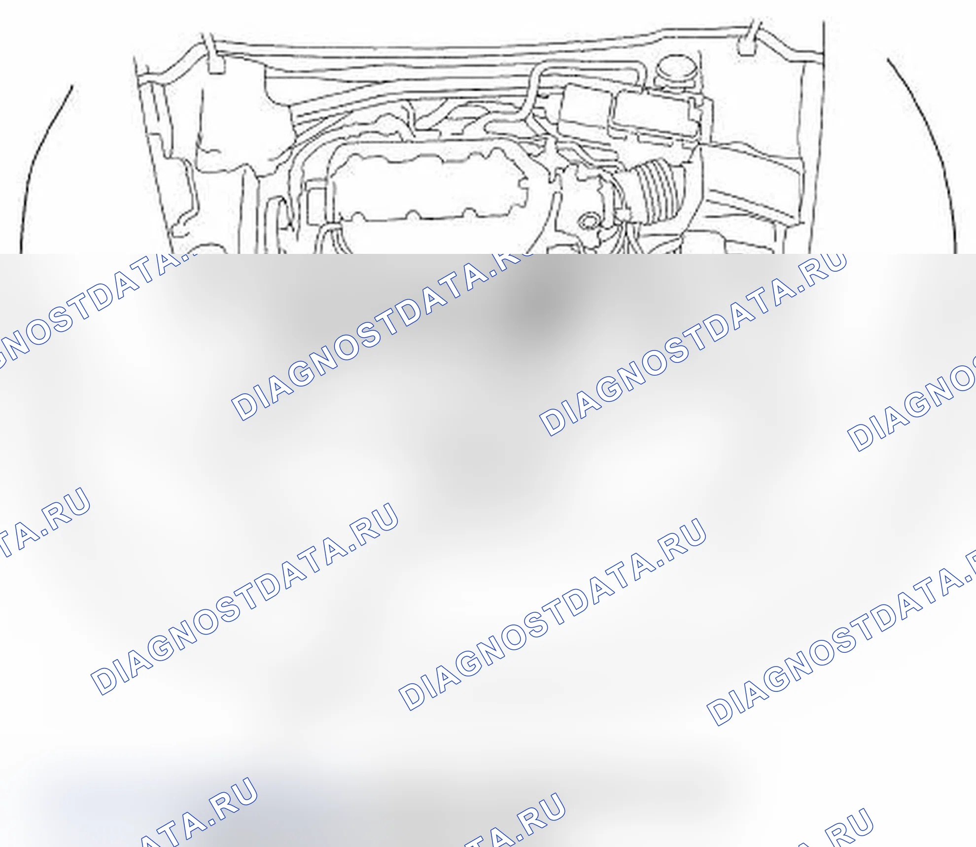 Рис. 63: Указатель расположения компонентов. Acura RL II