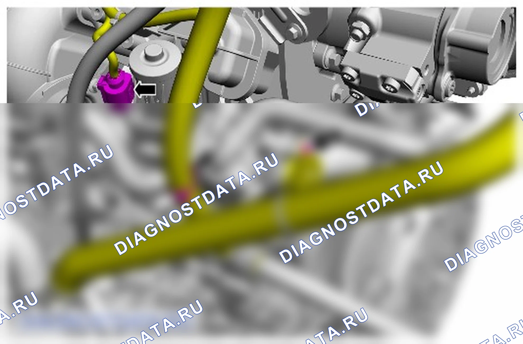 Как снять и установить клапан рециркуляции отработавших газов (EGR). Ford Transit VII