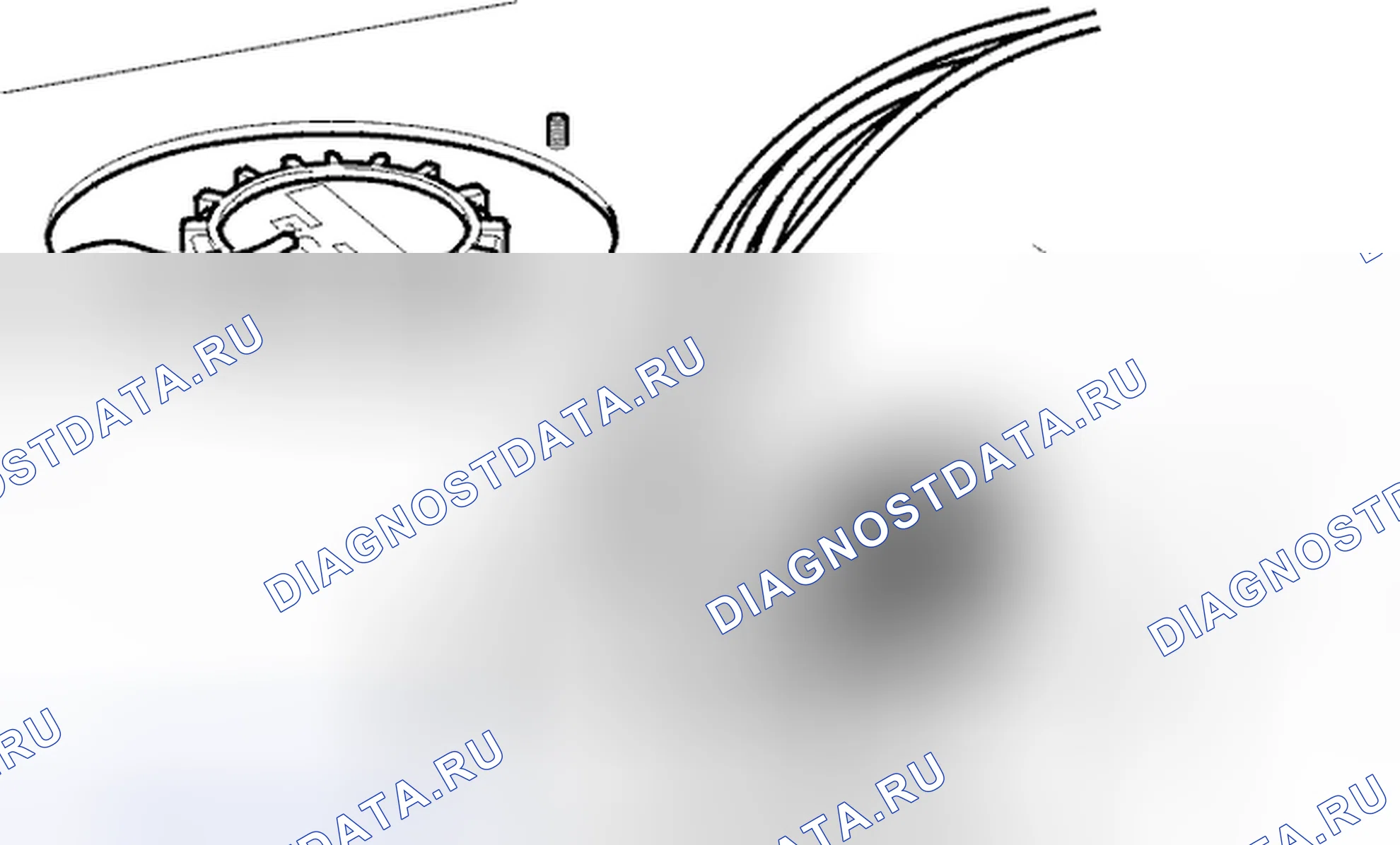 Рис. 44: Монтаж фитинга топливного насоса. Volvo V70 II рестайлинг