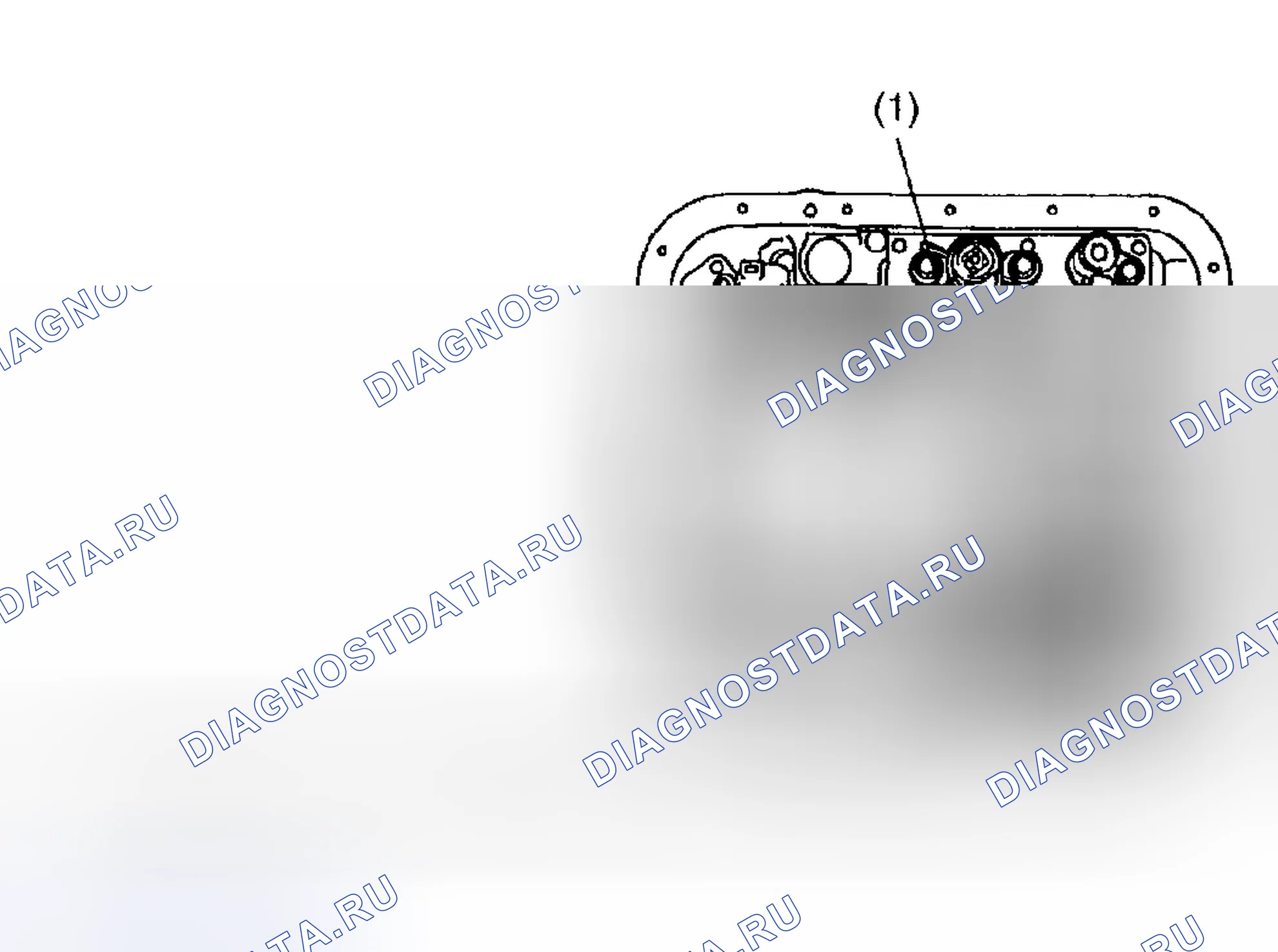 Рис. 1249: Идентификация соленоида синхронизации низкого сцепления. Honda X-NV I