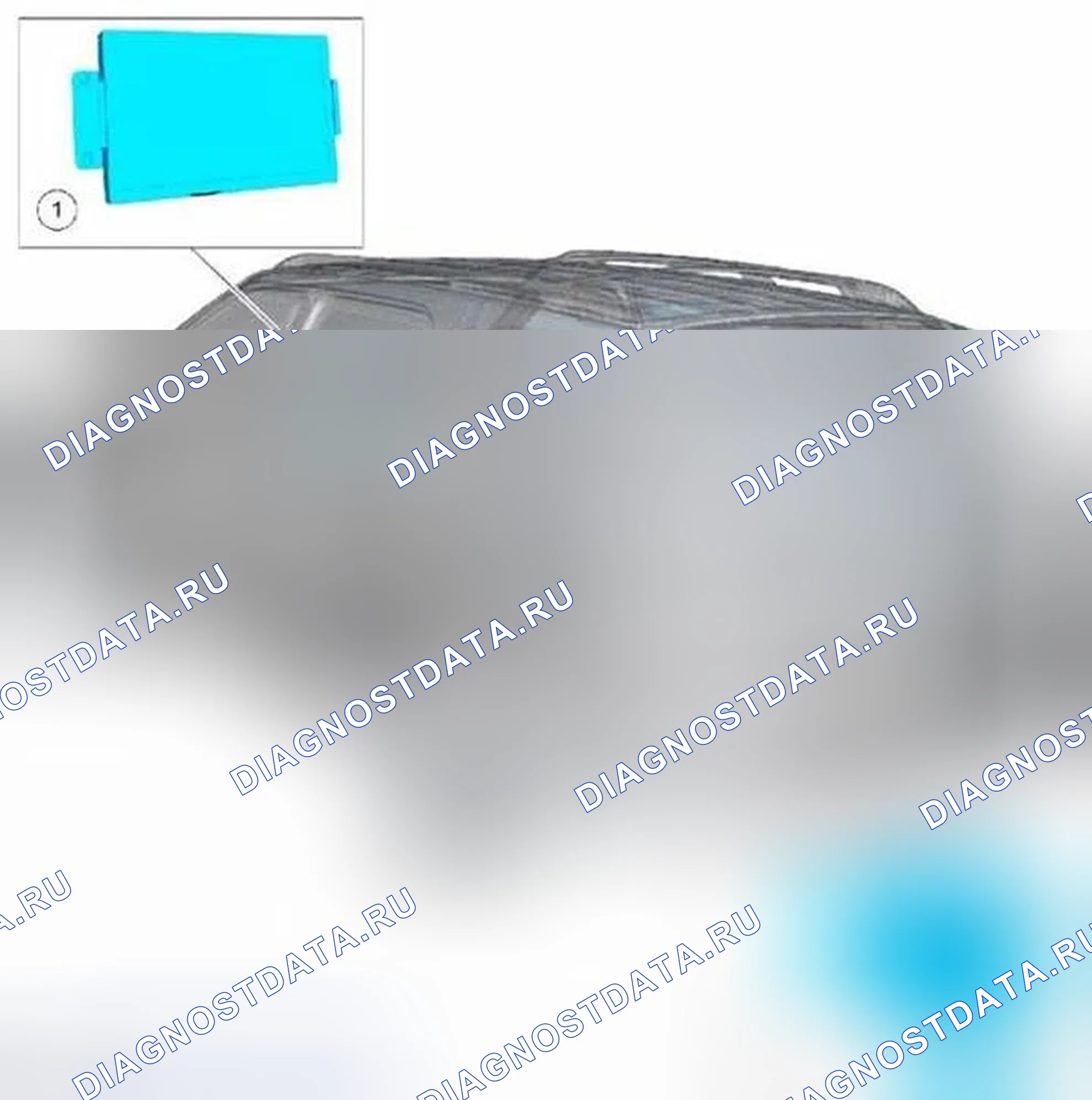 Рис. 14: Расположение компонентов. Ford Explorer V