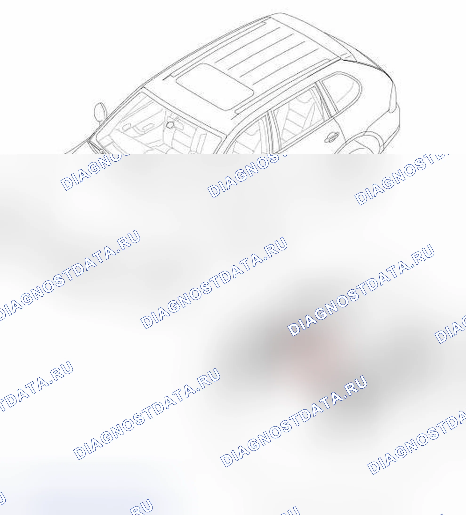 Рис. 51: Снятие рамы переднего сиденья. Porsche Cayenne GTS 957 рестайлинг