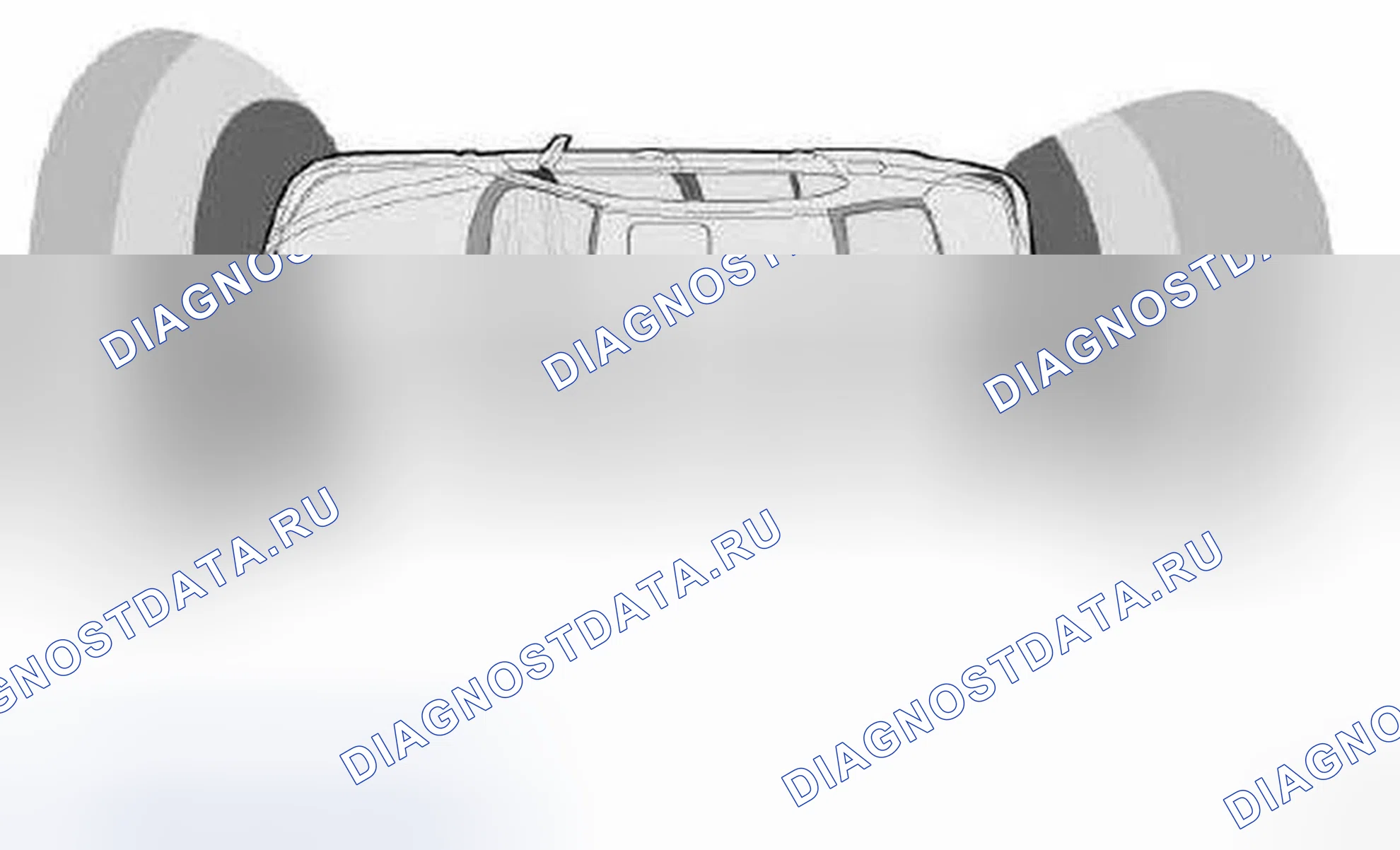 Рис. 288: Система контроля расстояния парковки E60, E61, E63, E64. BMW M6 E63/E64