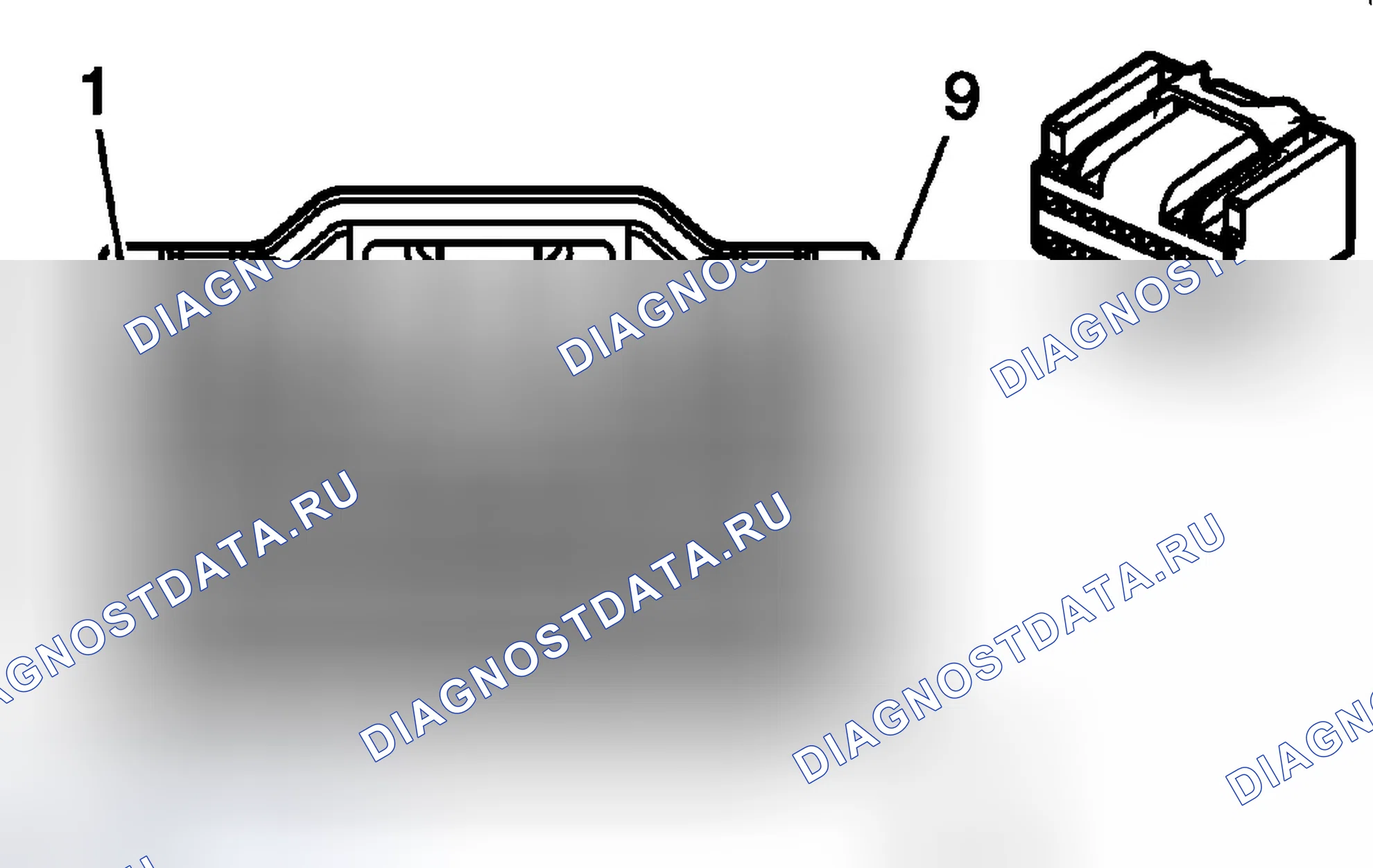 Рис. 14: X209 Привязные ремни к дверным ремням водителя. Chevrolet Colorado I