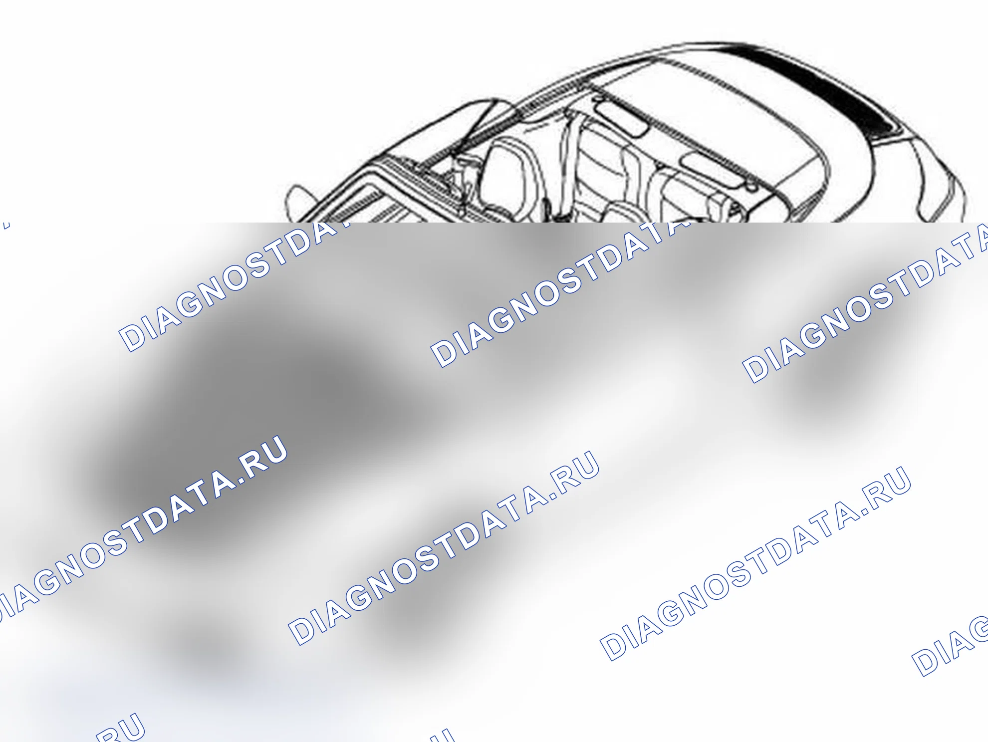 Рис. 96: Снятие и установка передней крышки. Porsche 911 Carrera 996